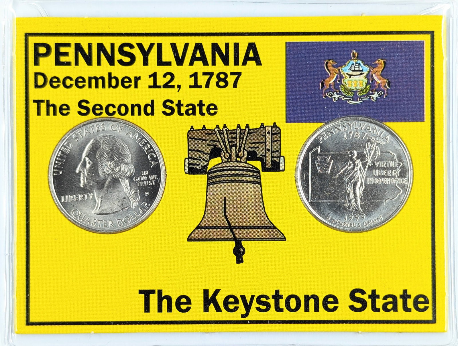 1999 P/D Pennsylvania State Quarter Set: Coin