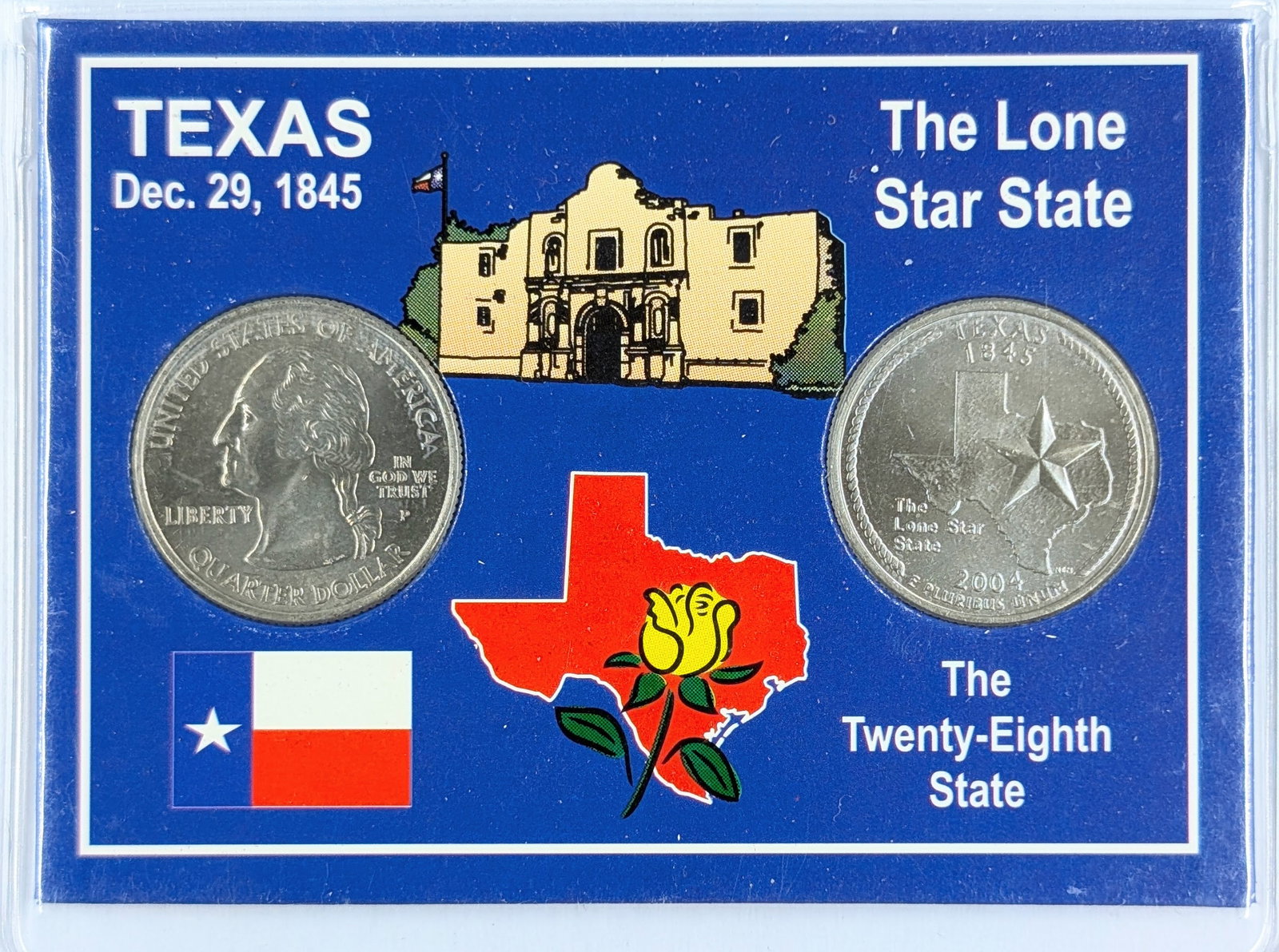 2004 P/D Texas State Quarter Set: Coin