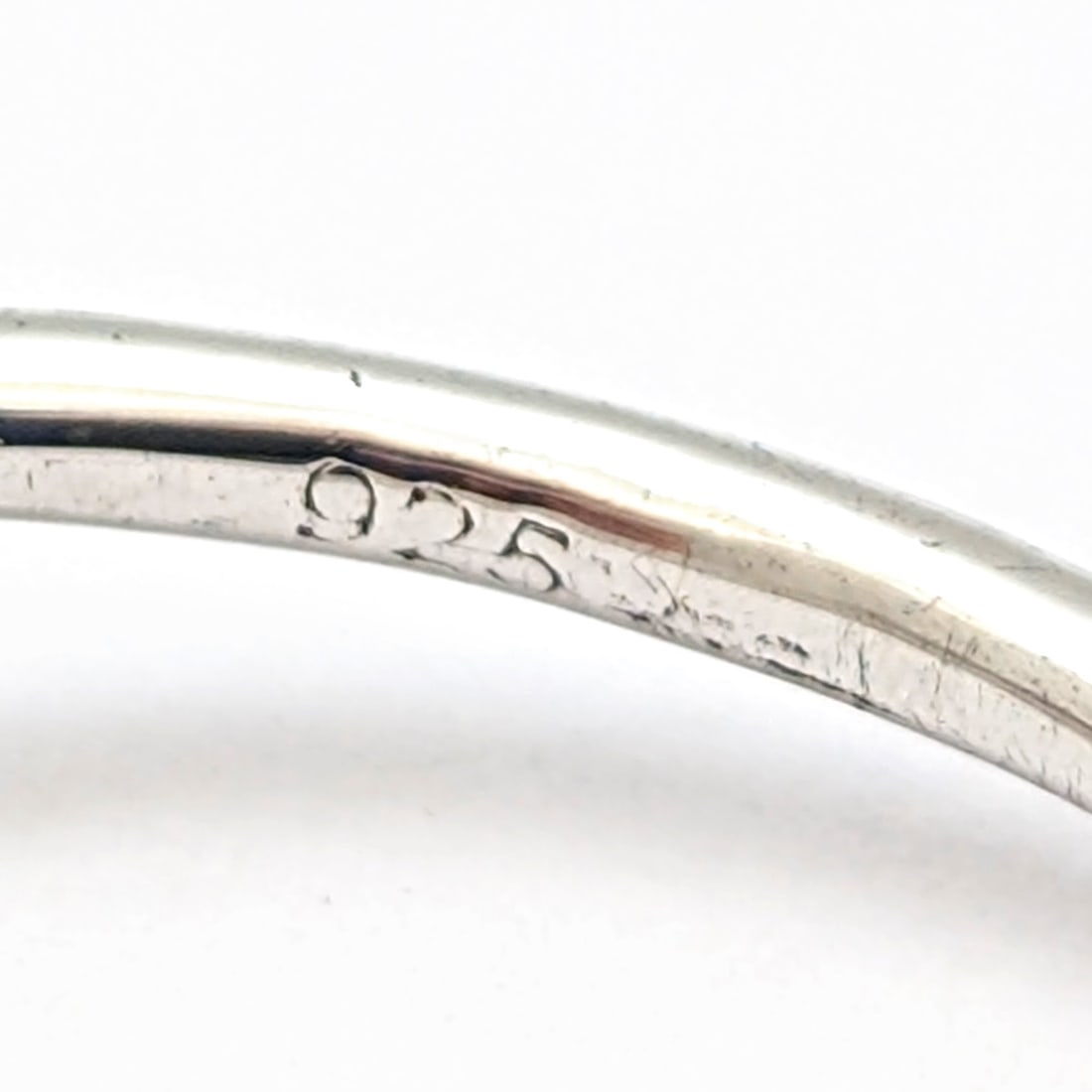 Lot of 3 Sterling Silver Ladies Rings - Infinity & Feather - 5