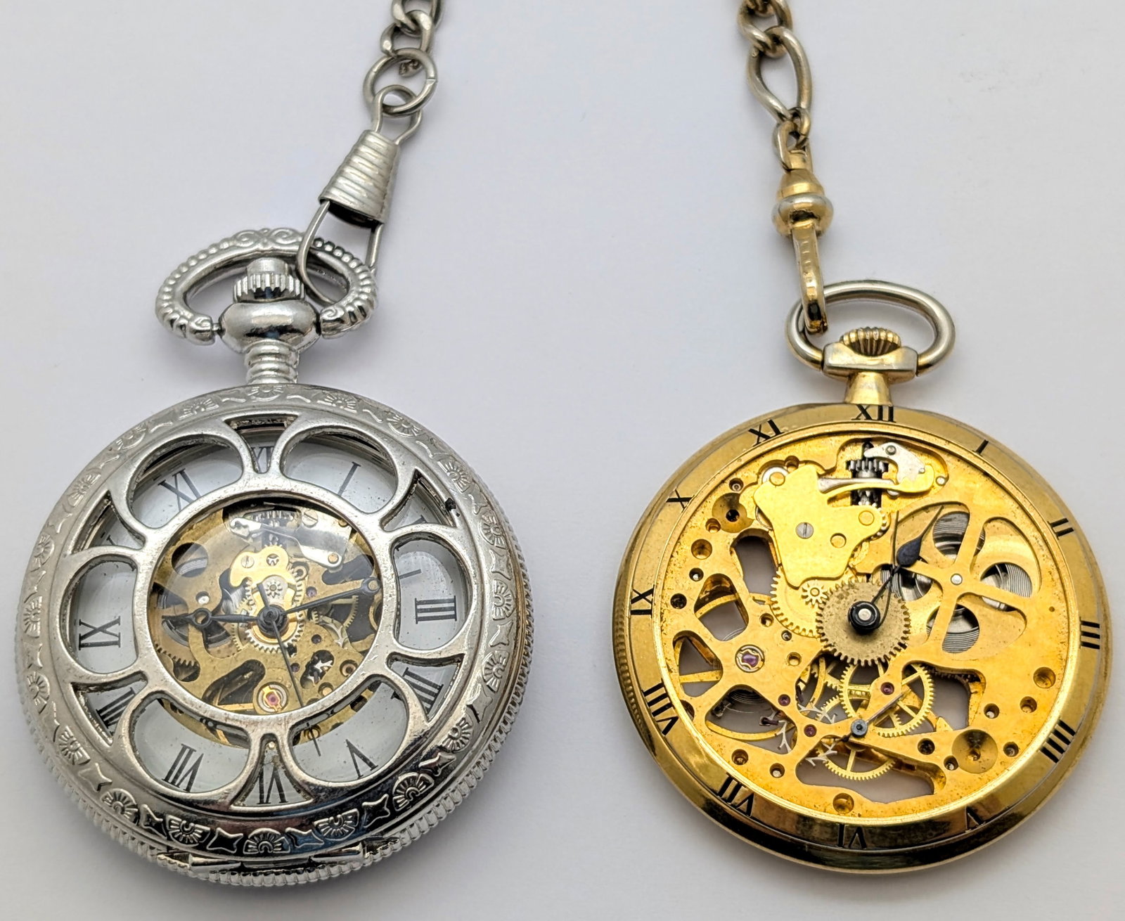 Lot of 5 Vintage Pocket Watches - Geneva, Majestron, etc. - 5