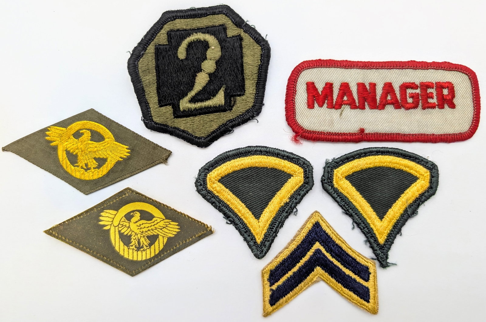 Lot of 14 Vintage Patches & Airplane Picture - Mostly Military - 4