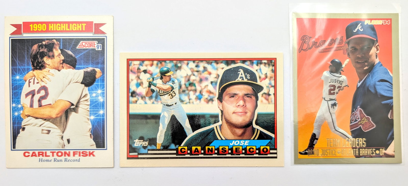 Lot of 9 Vintage Baseball Cards - Cal Ripken, Wade Boggs, Jose Canseco, etc. - 3
