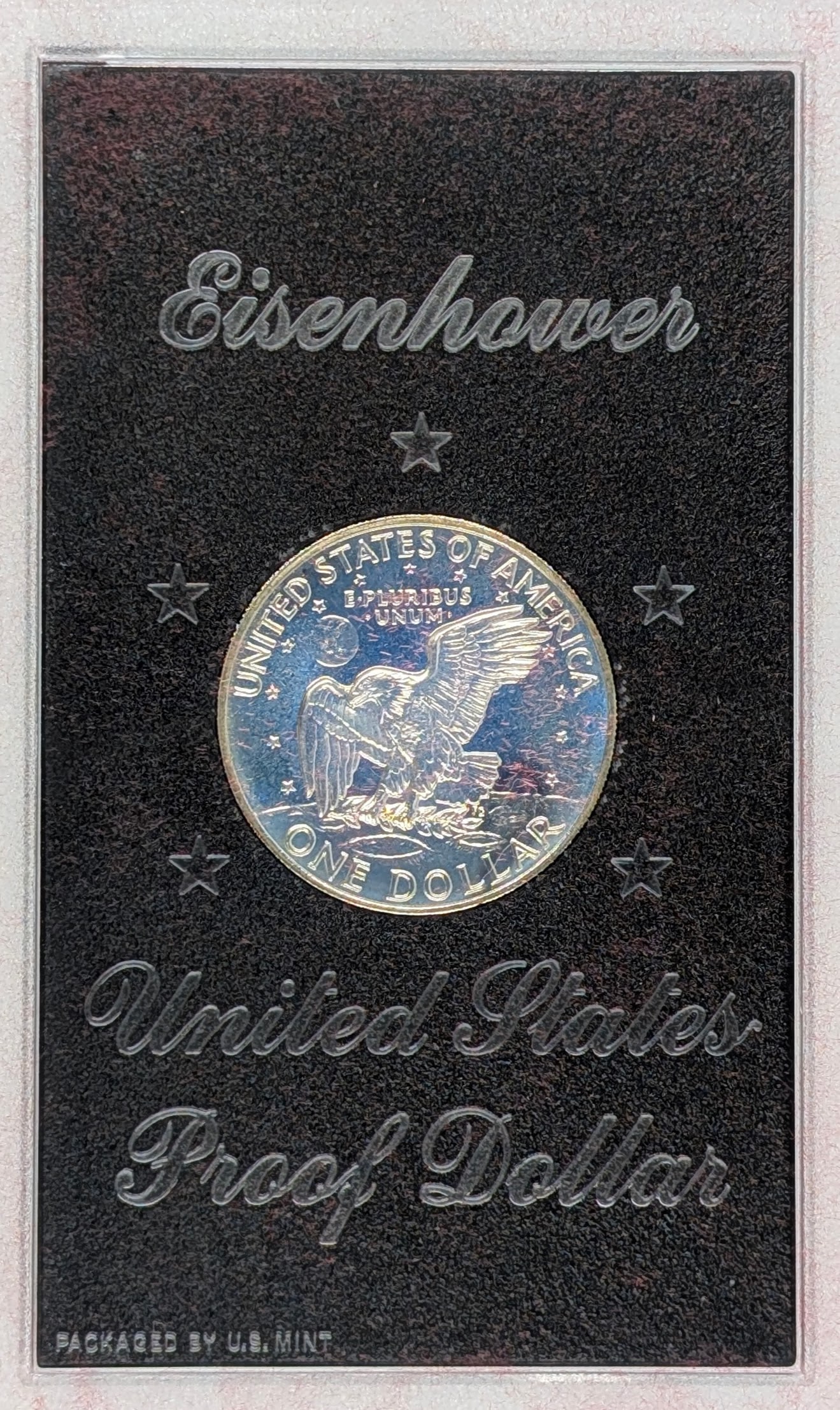 1972-S Eisenhower " Ike" Proof Silver Dollar - Toned - 3