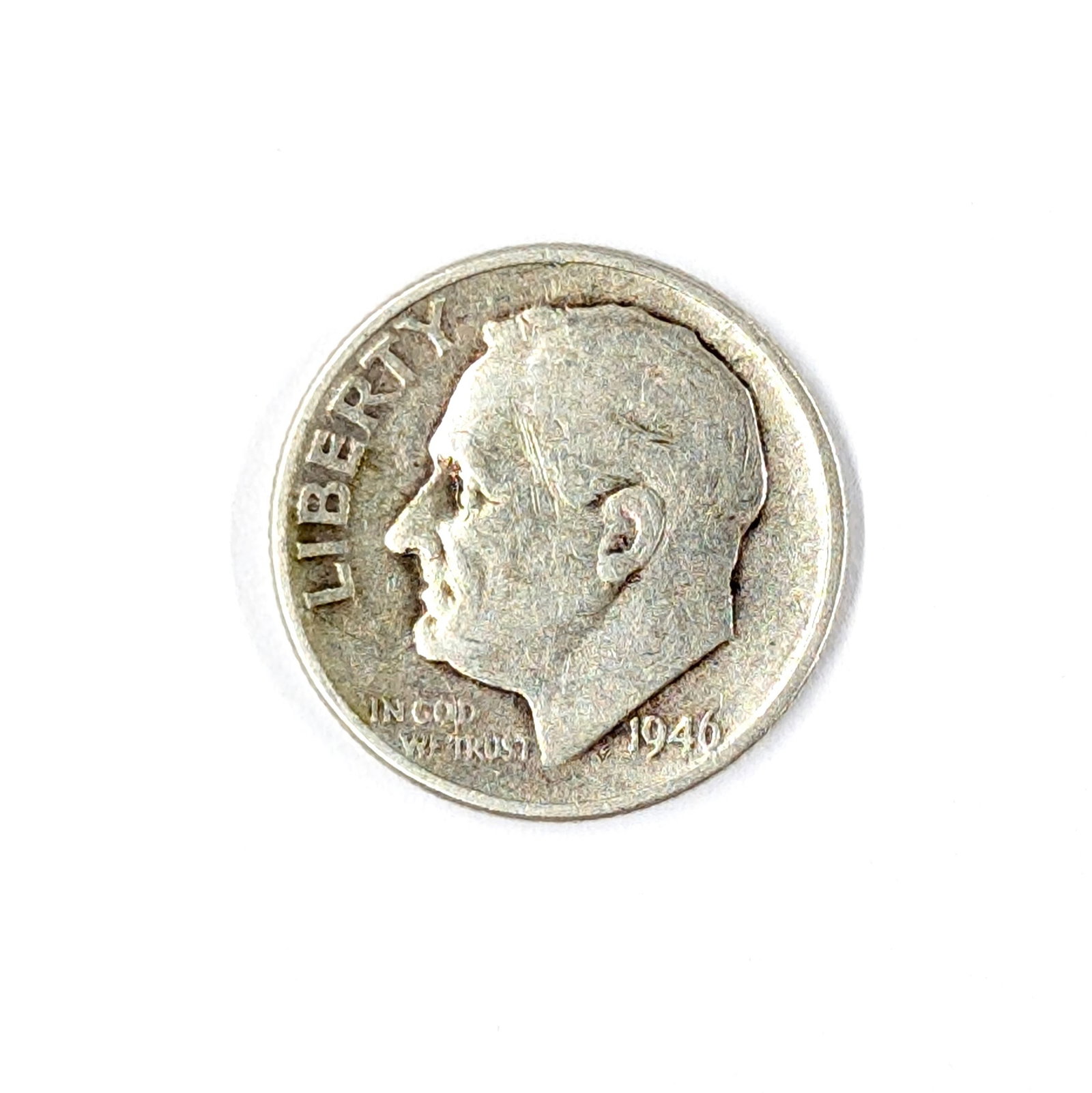 1946-D Silver Roosevelt Dime: First year of issue Silver