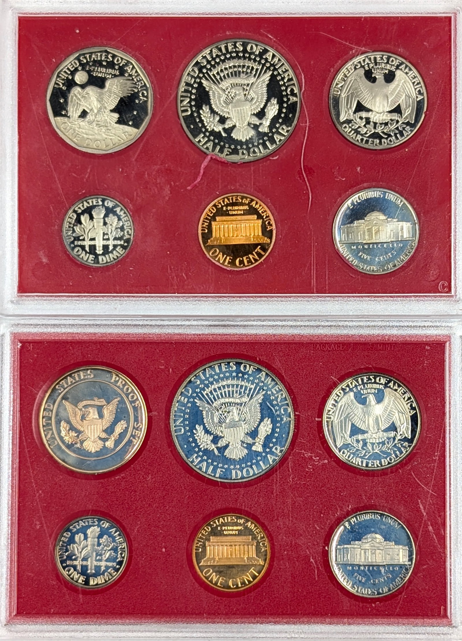 Lot of 2 US Mint Proof Sets - 1981, 1982 - 2