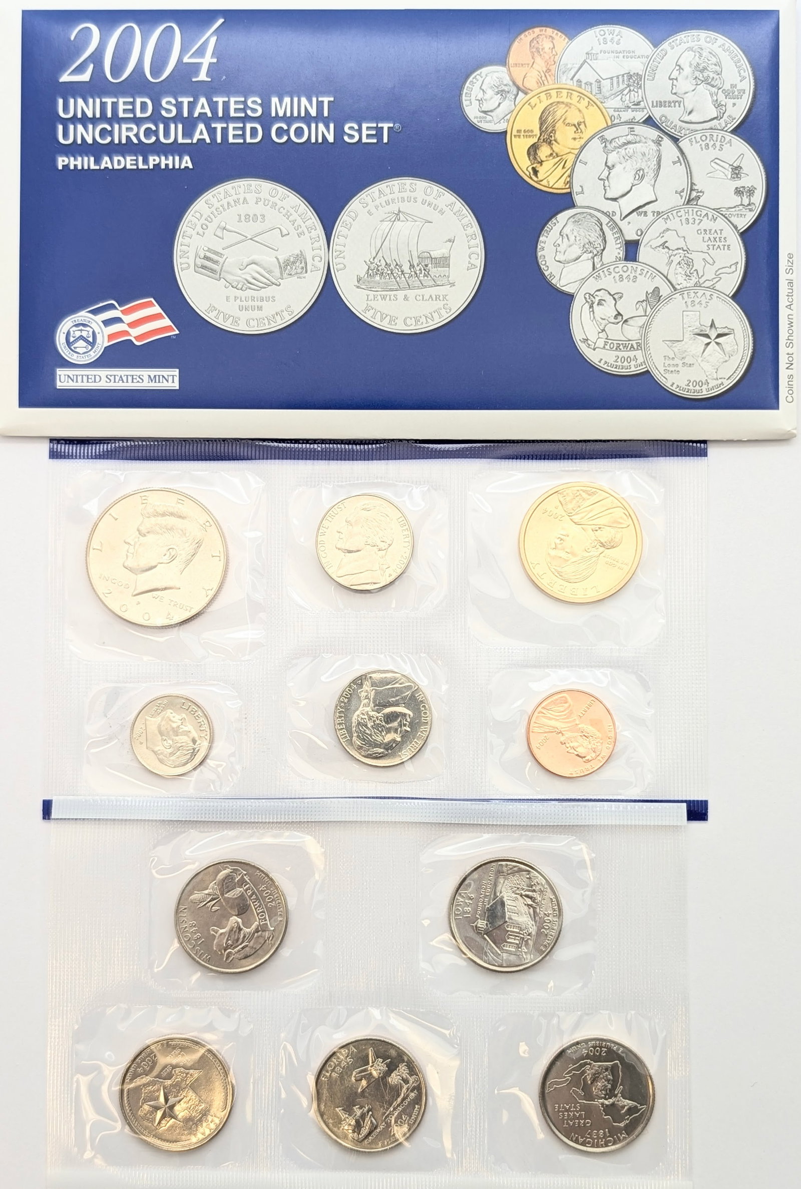 2004-P US Mint Uncirculated Coin Set: Coin