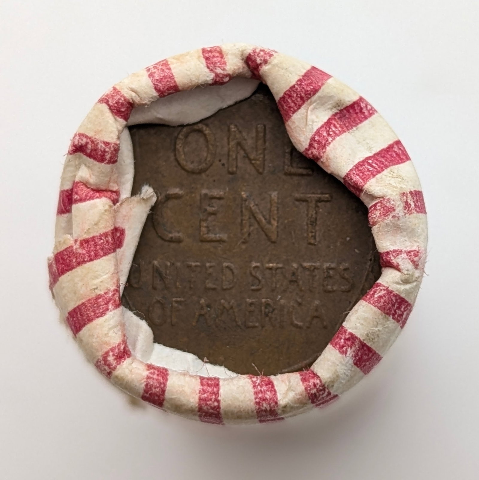 Original Bank Roll of 50 Wheat Cents - 2