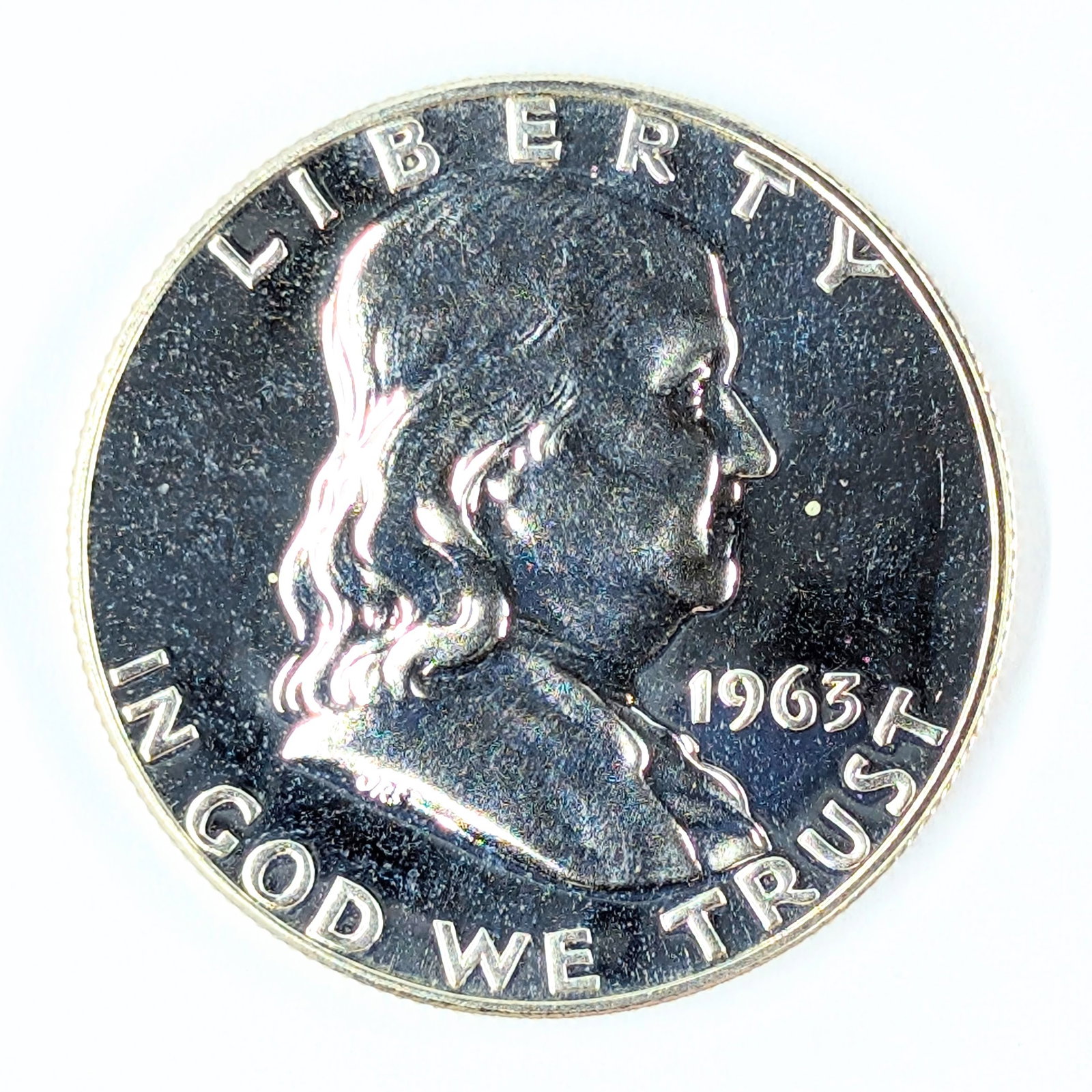 1963 Silver Franklin Half Dollar - Proof: Silver