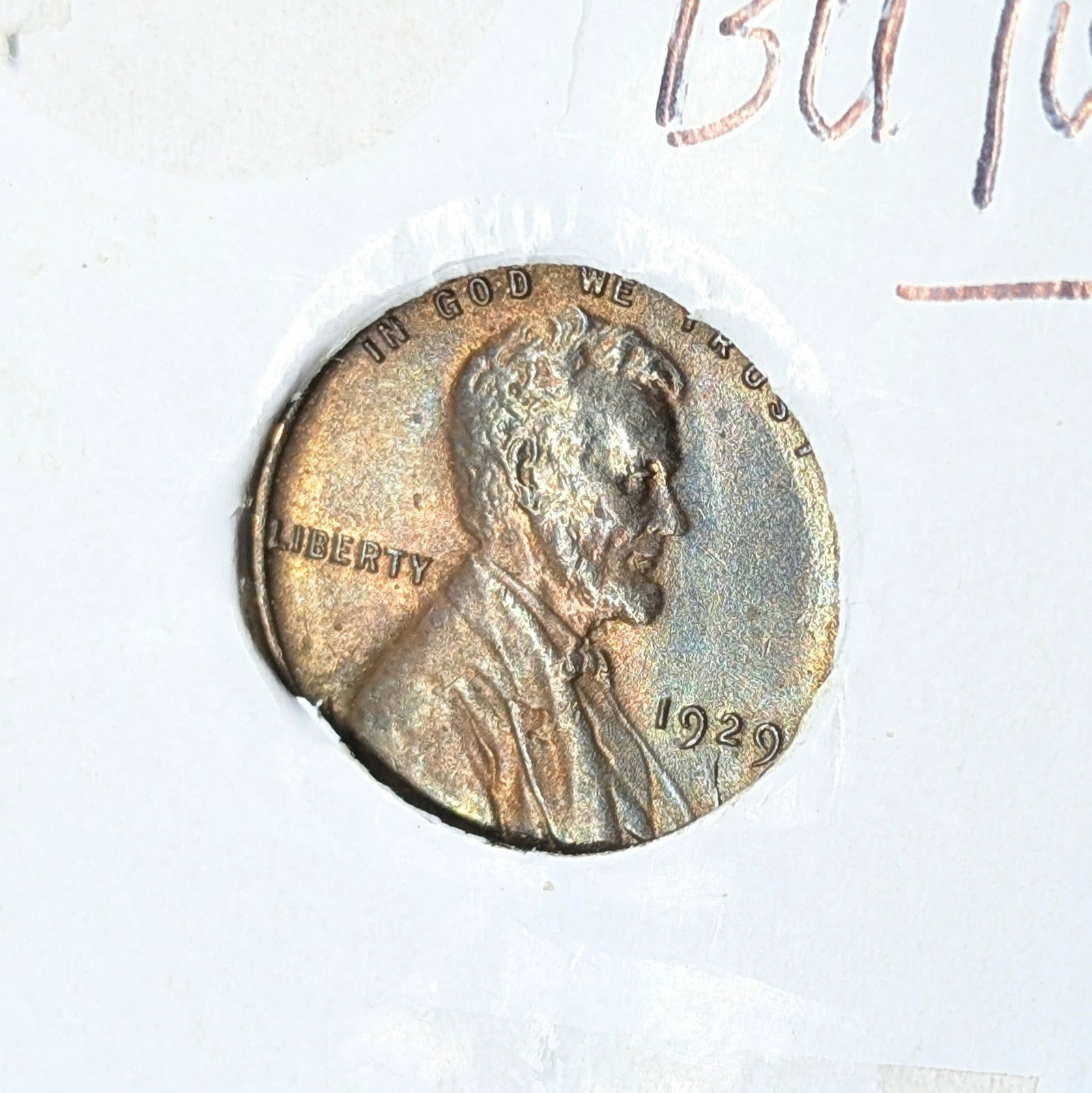 1929 Wheat Cent - Toned: Coin