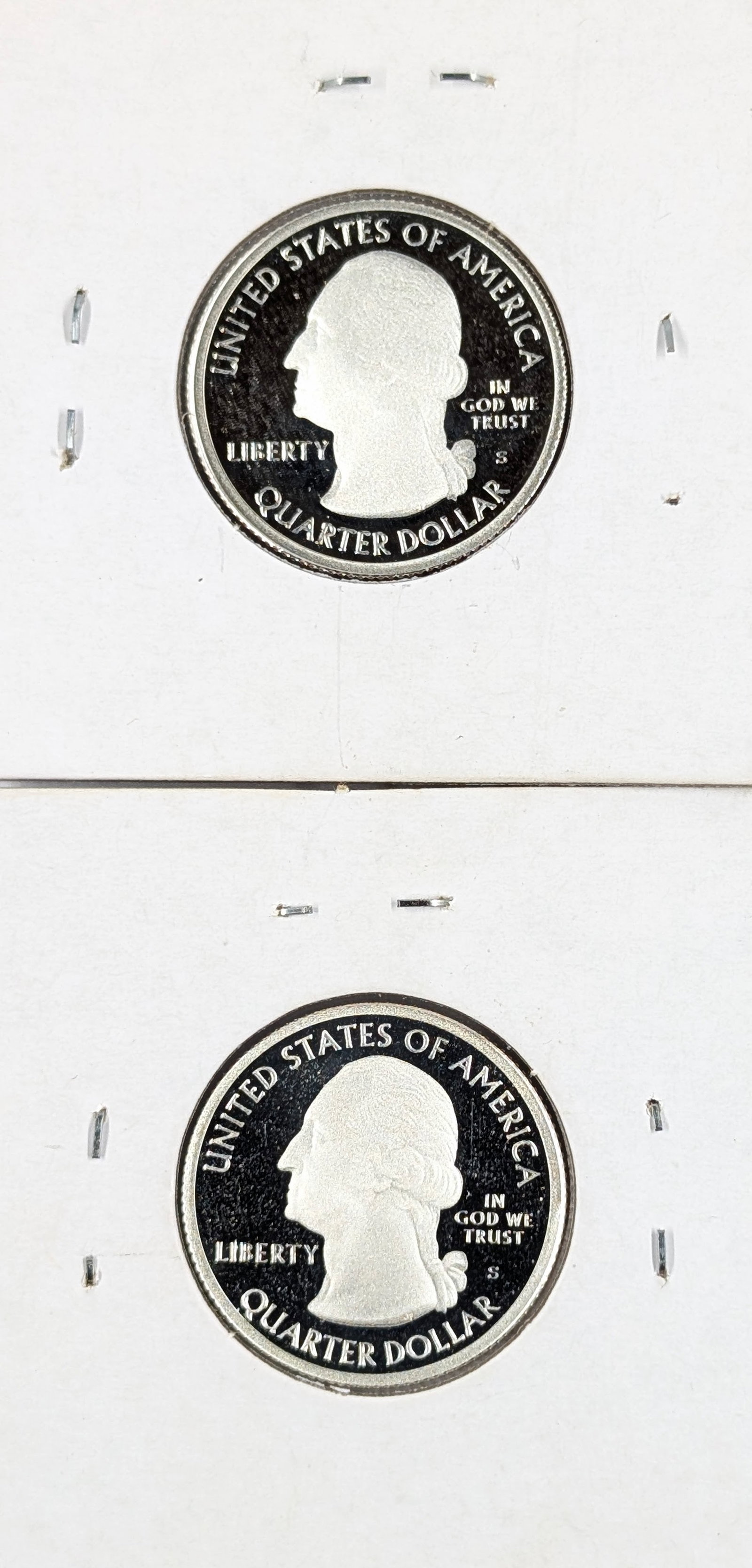Lot of 2 Silver Proof America the Beautiful Quarters - Lowell & River of No Return - 2