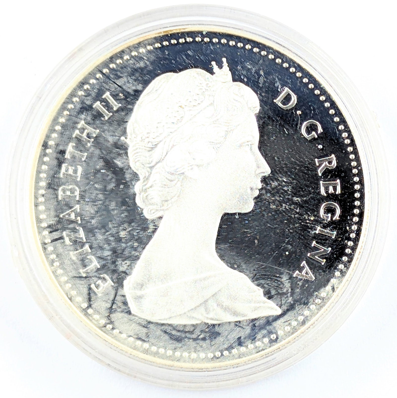 1983 Silver Canadian Dollar - 2