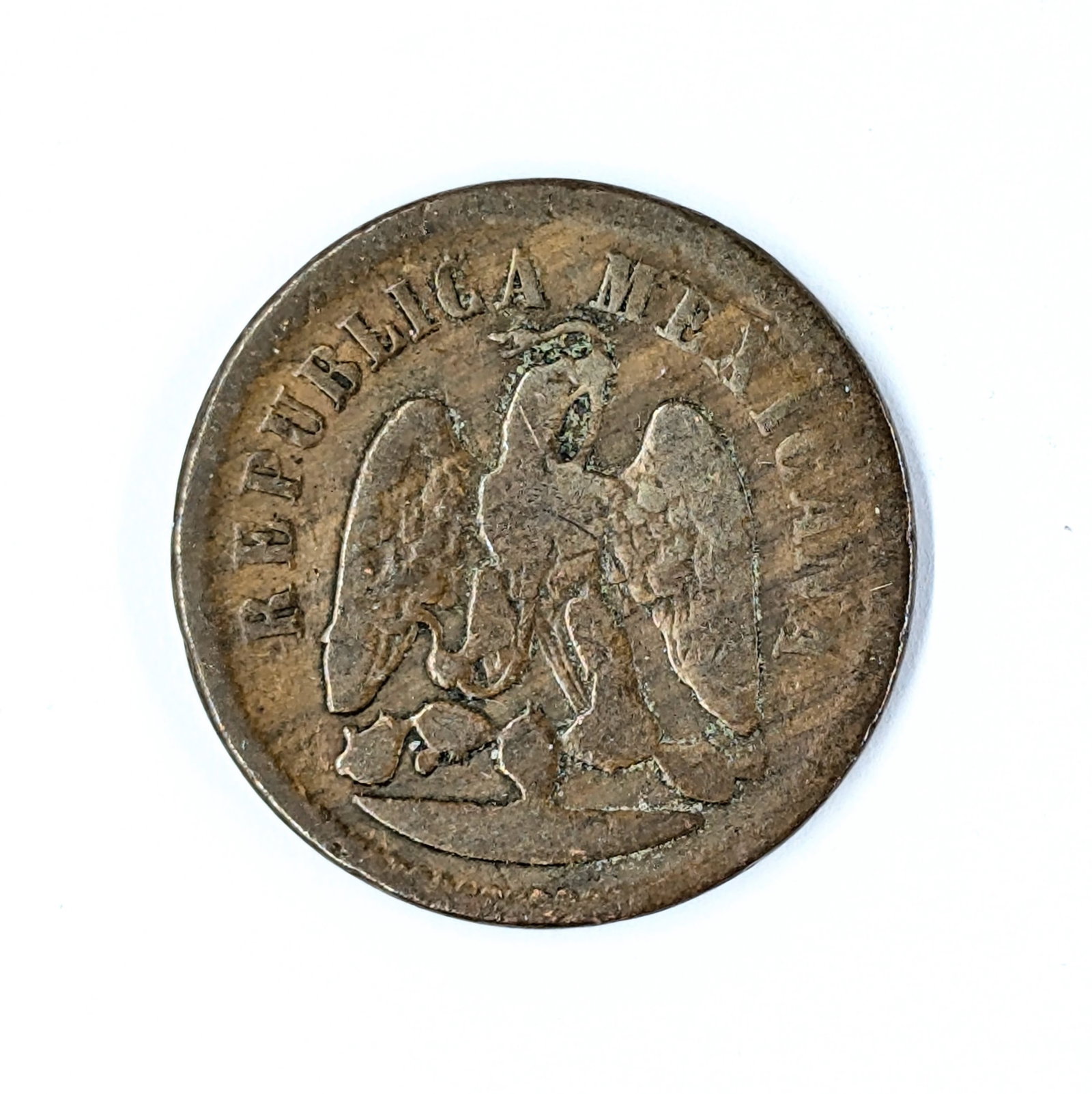 1886 Mexican Un Centavo: Coin