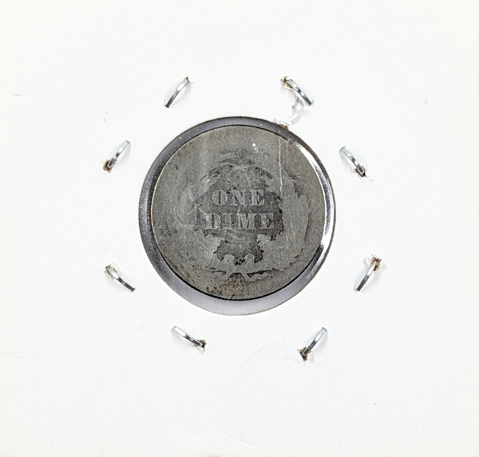 1877 Silver Seated Liberty Dime - 2