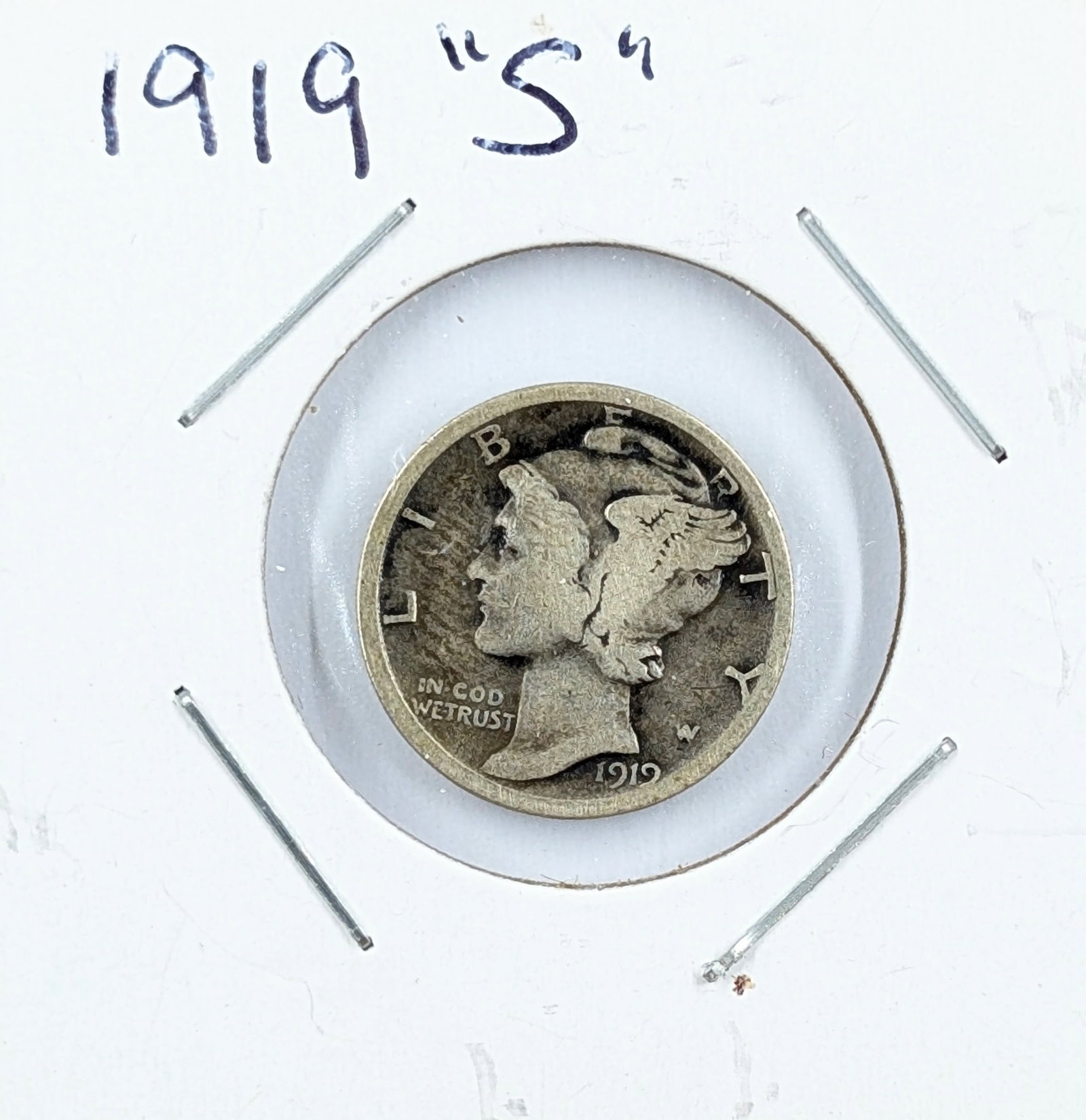 1919-S Silver Mercury Dime: Silver