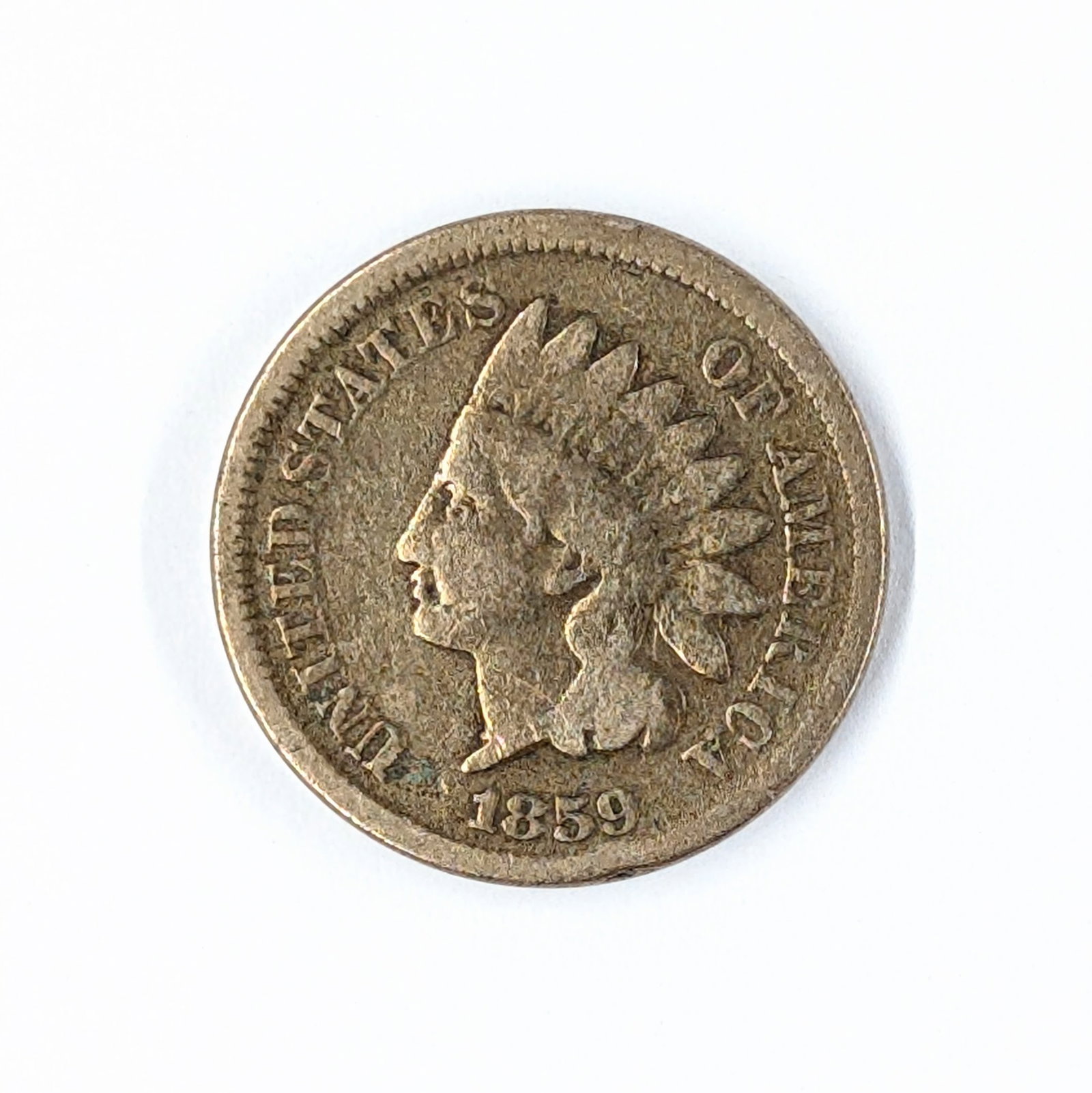 1859 Indian Head Cent - Semi-key Date (1 of 2)