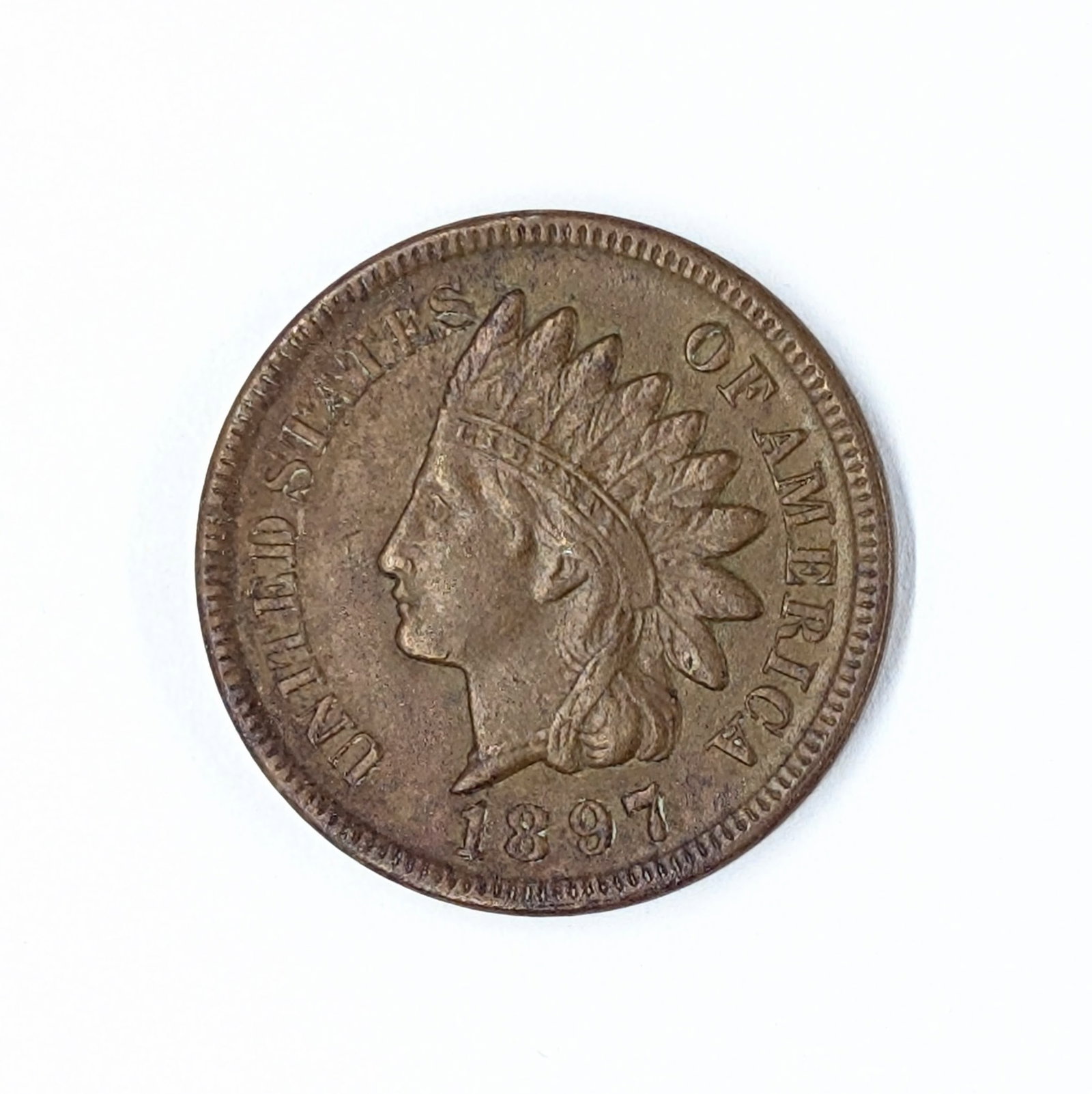 1897 Indian Head Cent - Full 'Liberty' (1 of 2)