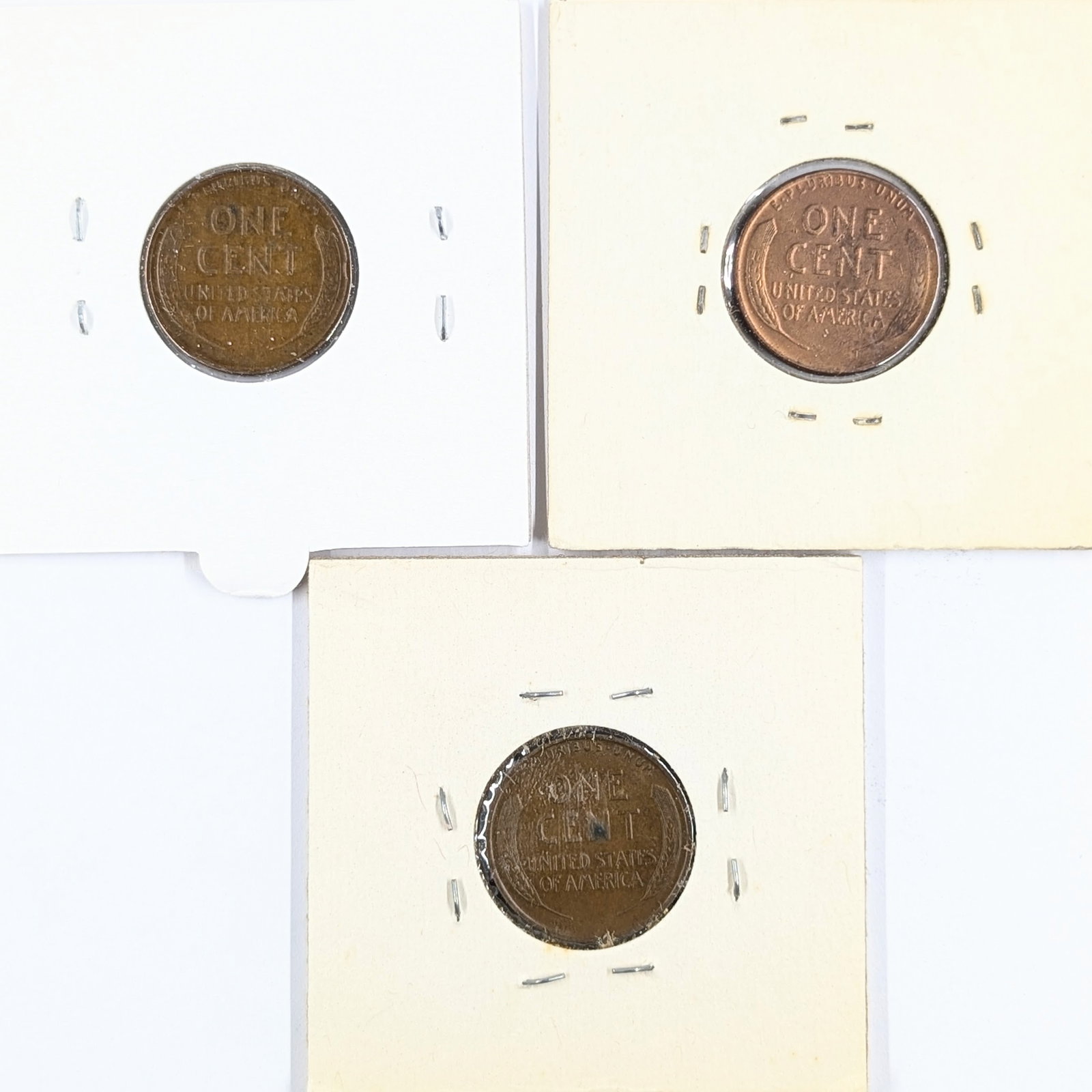 Lot of 3 Wheat Cents - 1930 P/S, 1931 - 2