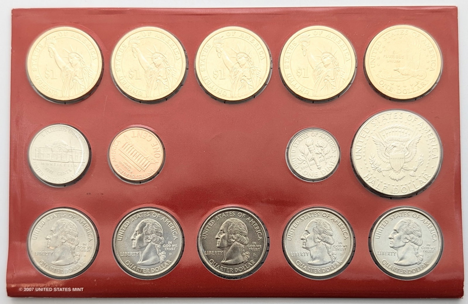 2007-D US Mint Uncirculated Coin Set - 2