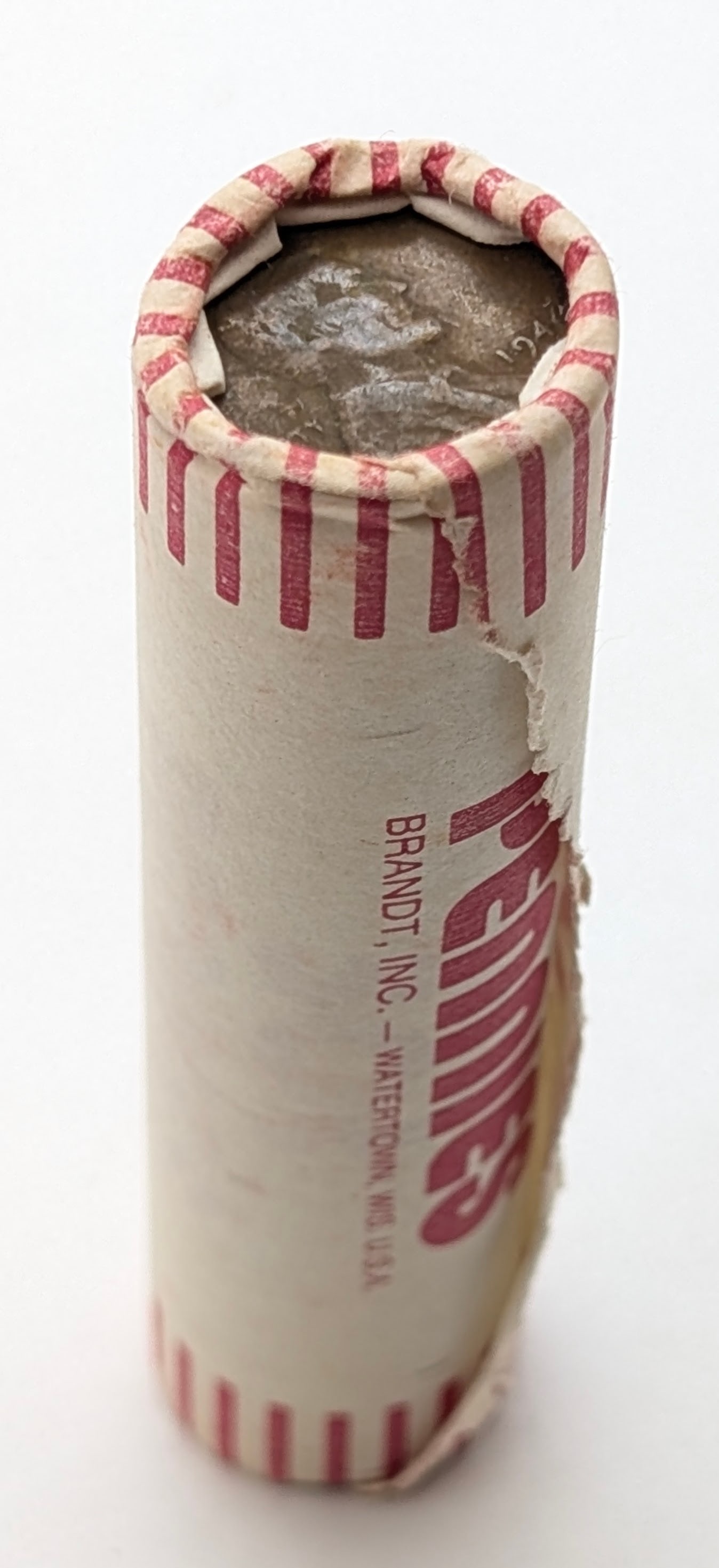 Original Bank Roll of 50 Wheat Cents - 1940s-1950s (1 of 4)