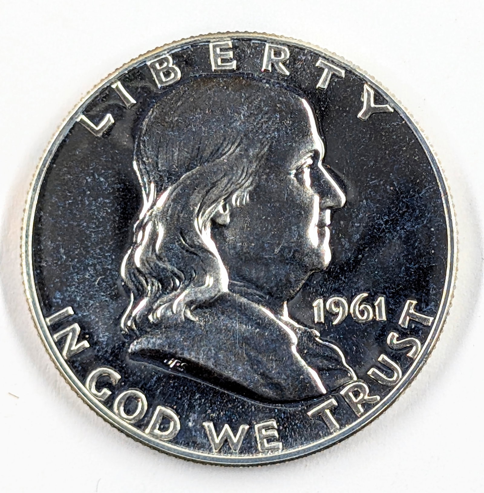 1961 Silver Franklin Half Dollar- Proof: Silver
