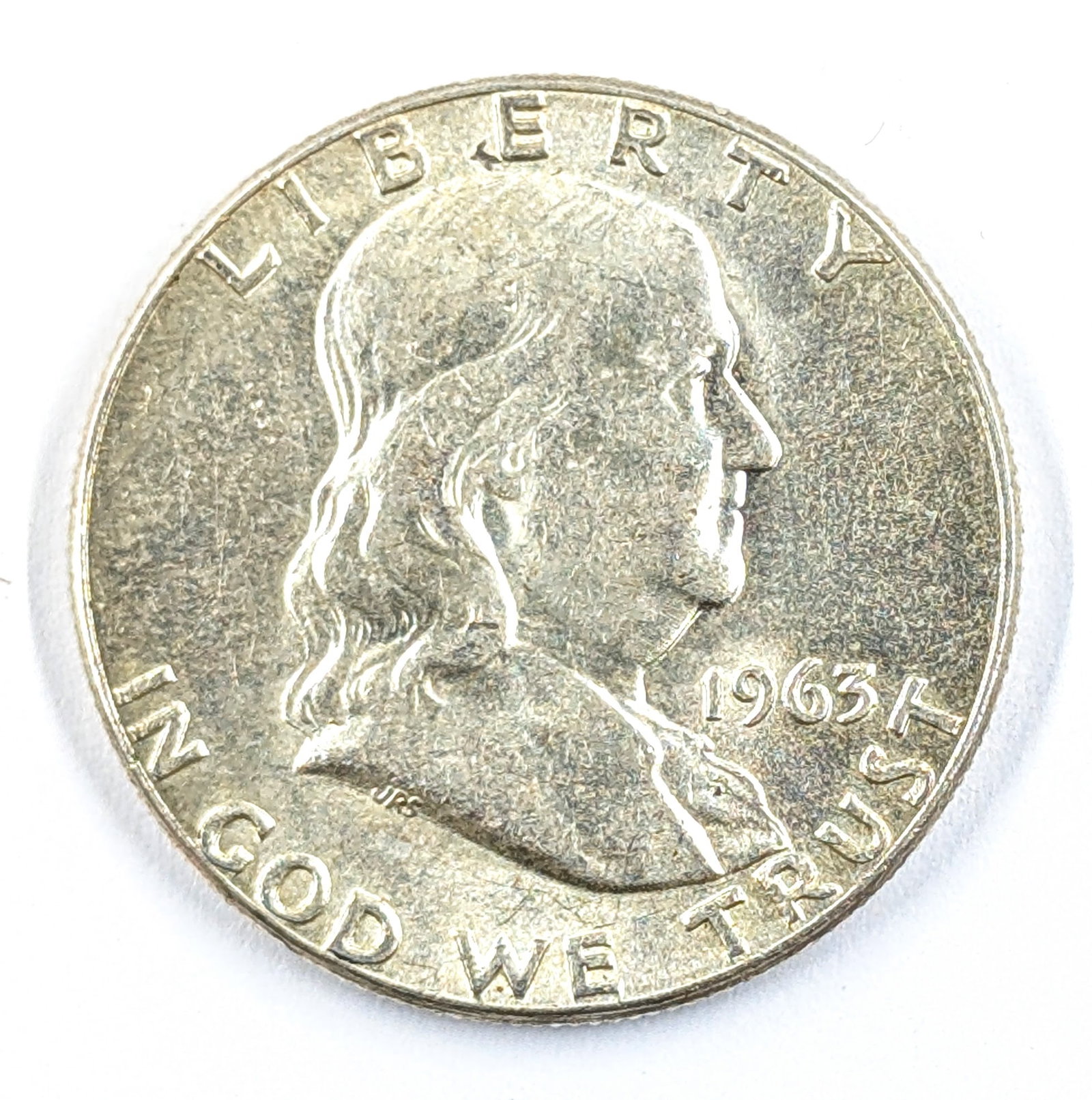 1963 Silver Franklin Half Dollar- Uncirculated: Silver