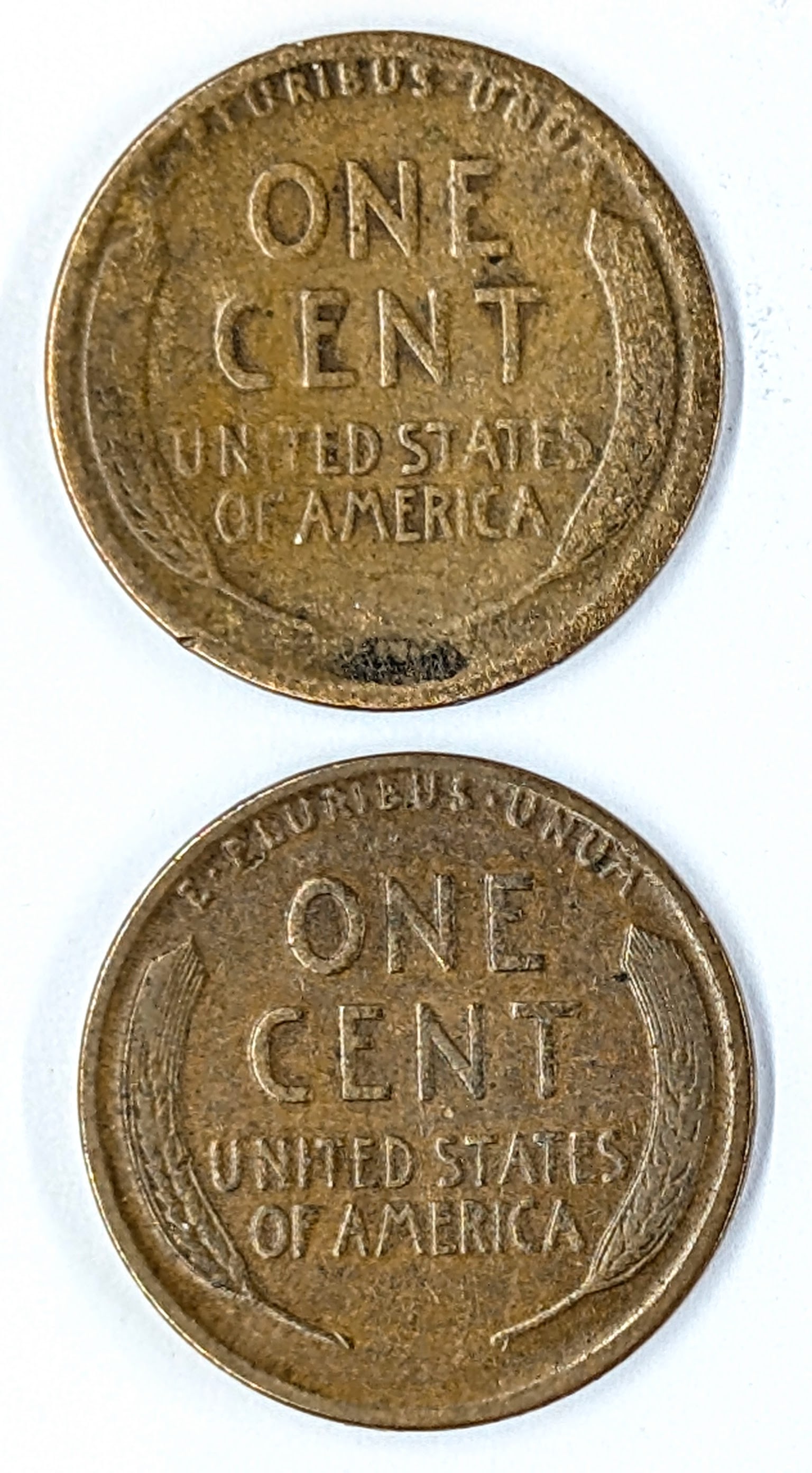 Lot of 2 Wheat Cents- 1917-S, 1918-D - 2