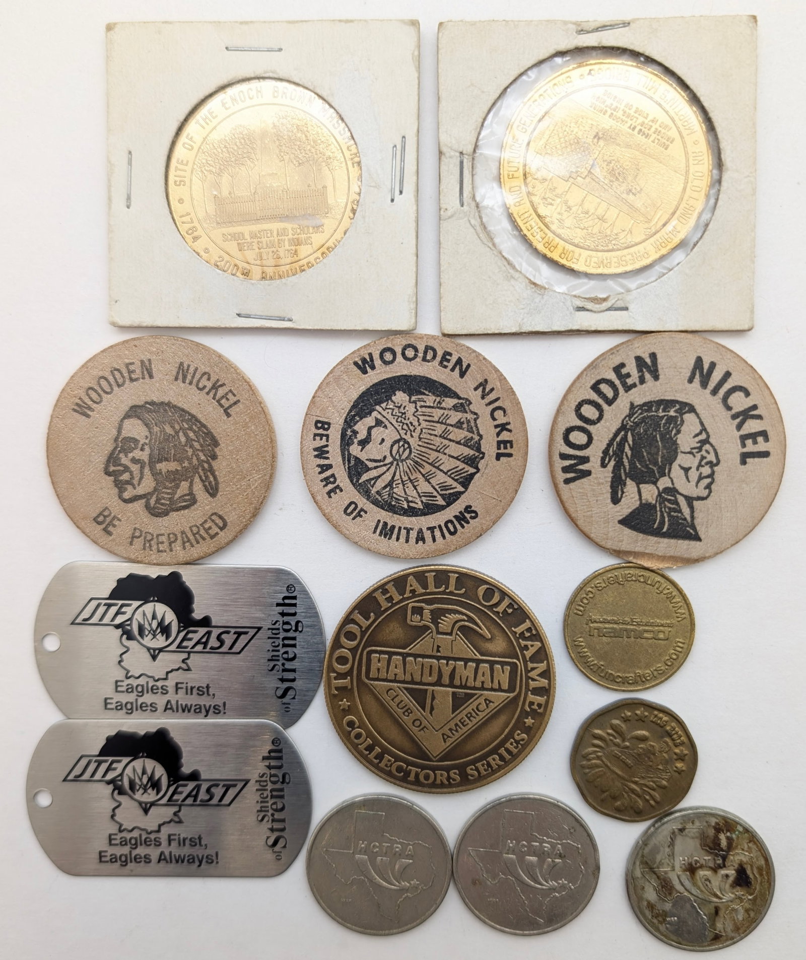 Large Lot of Vintage Novelty Coins and Tokens - 2
