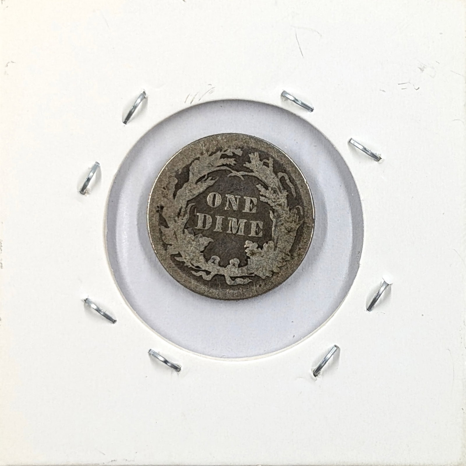 1889 Silver Seated Liberty Dime - 2