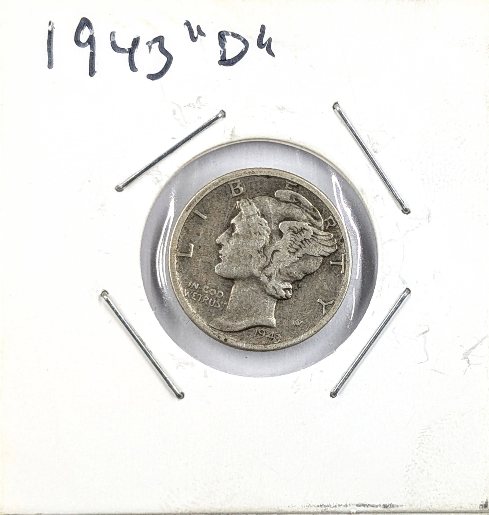 1943-D Silver Mercury Dime: Silver
