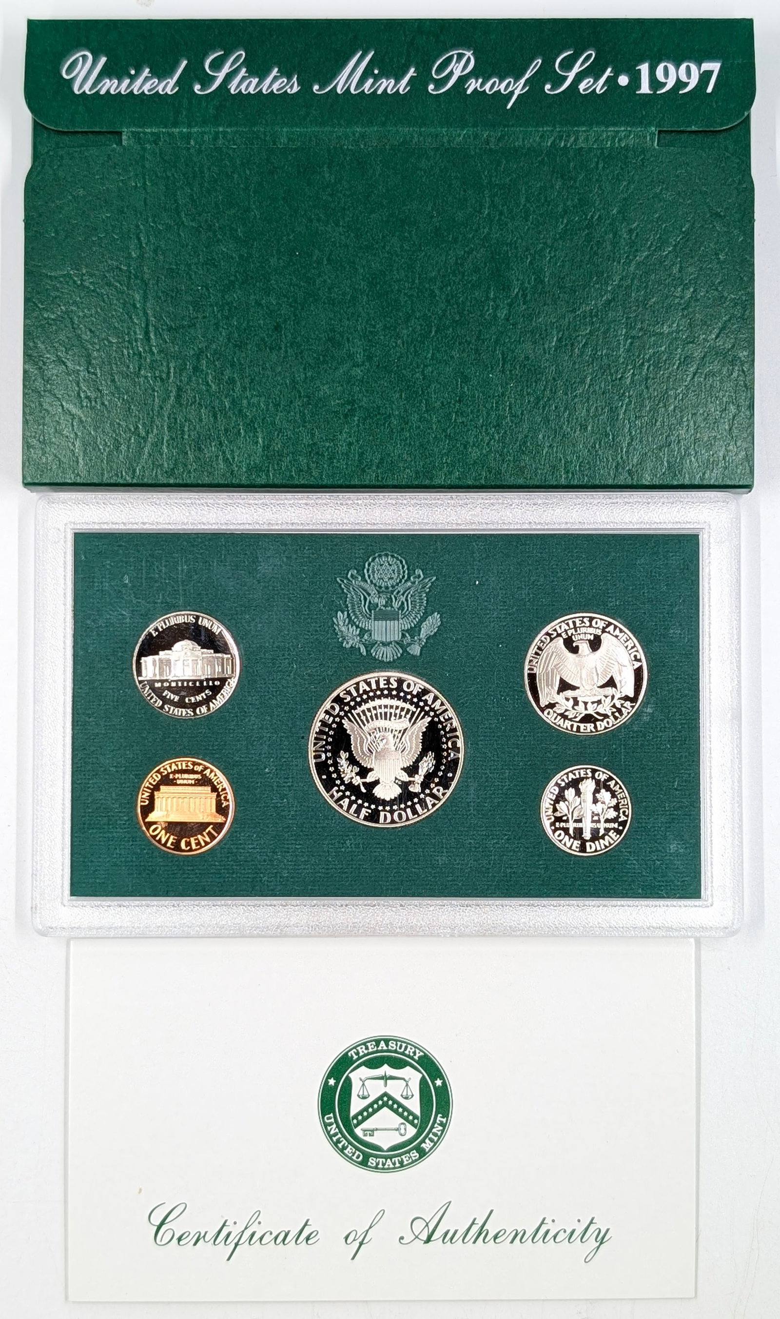 1997 US Mint Proof Set w/ COA - 2