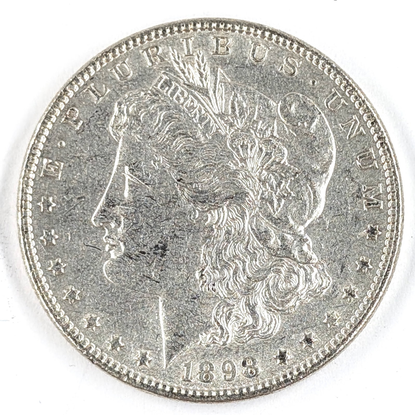 1898 Morgan Silver Dollar: Silver
