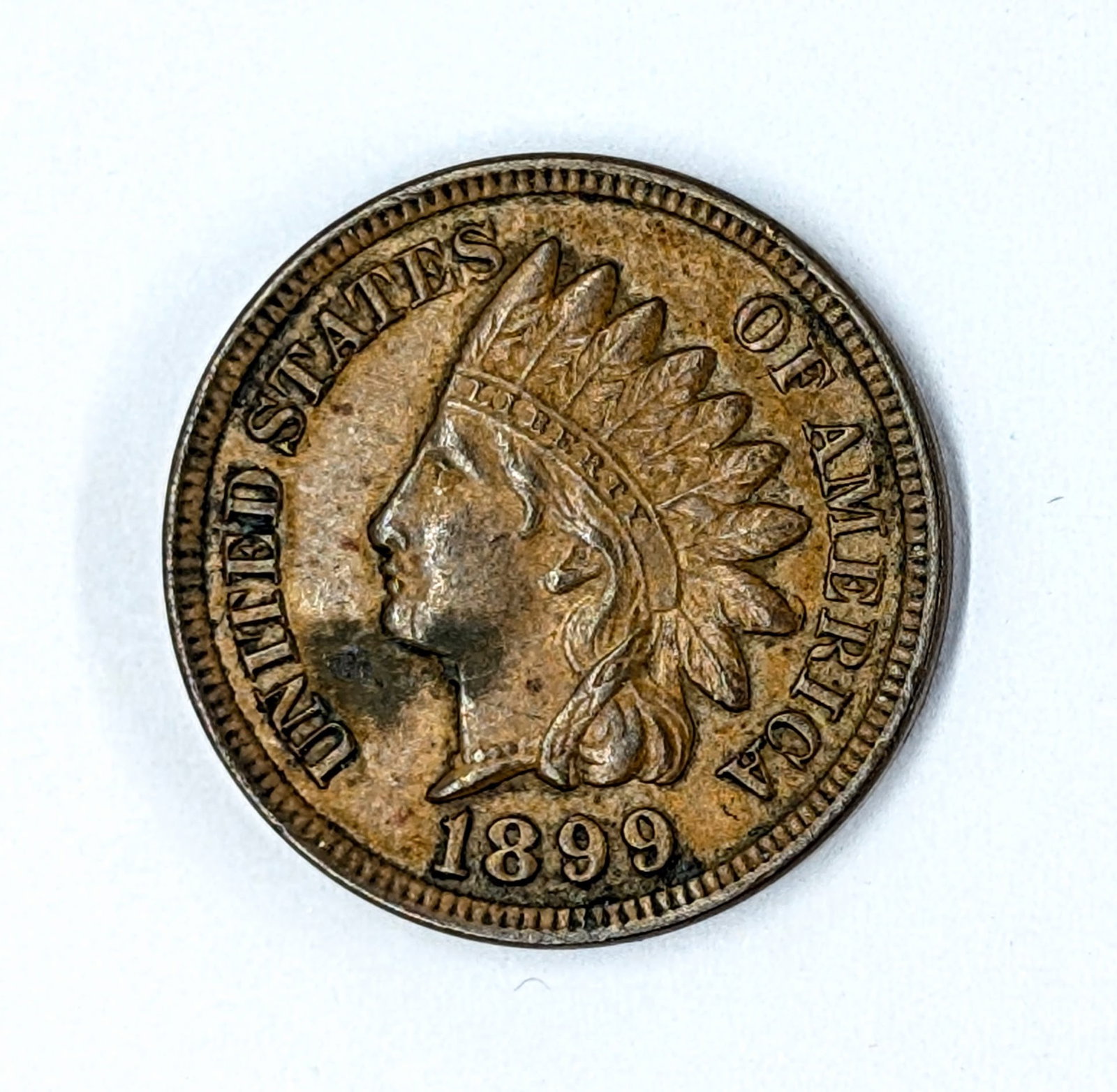 1899 Indian Head Cent: Full Liberty