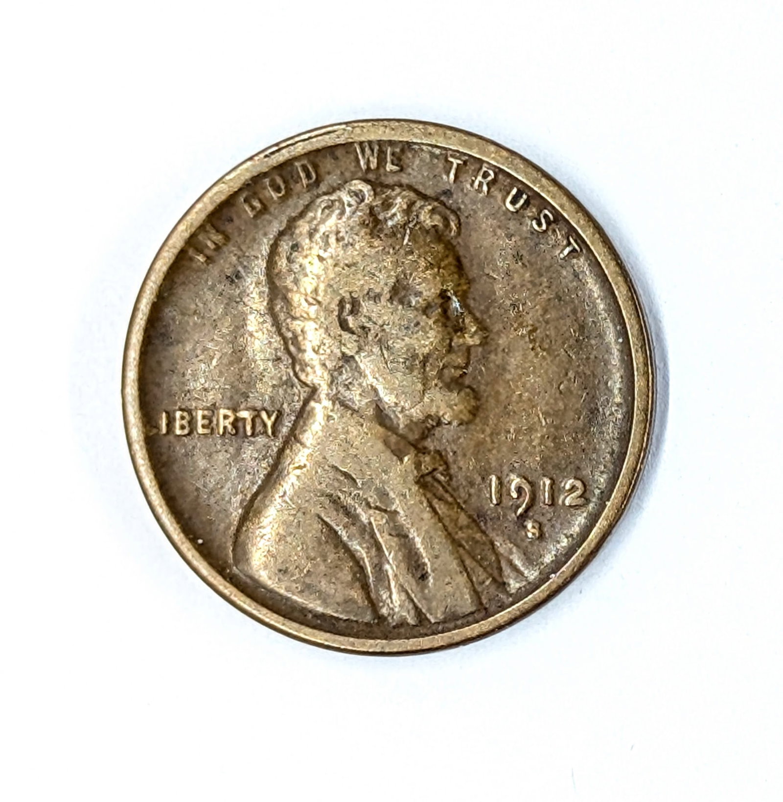 1912-S Wheat Cent- KEY Date: Coin
