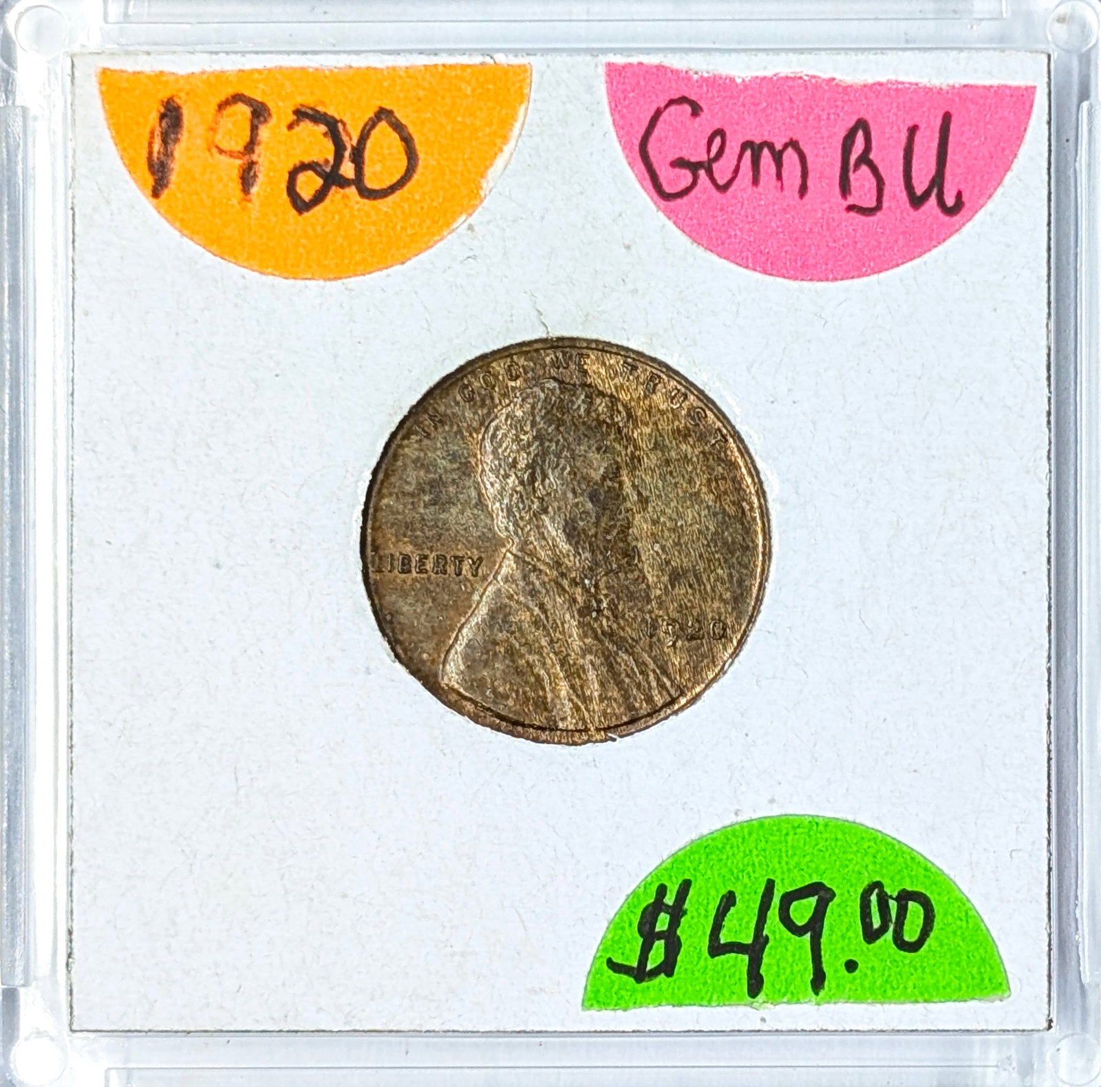 1920 Wheat Cent- BU: Coin