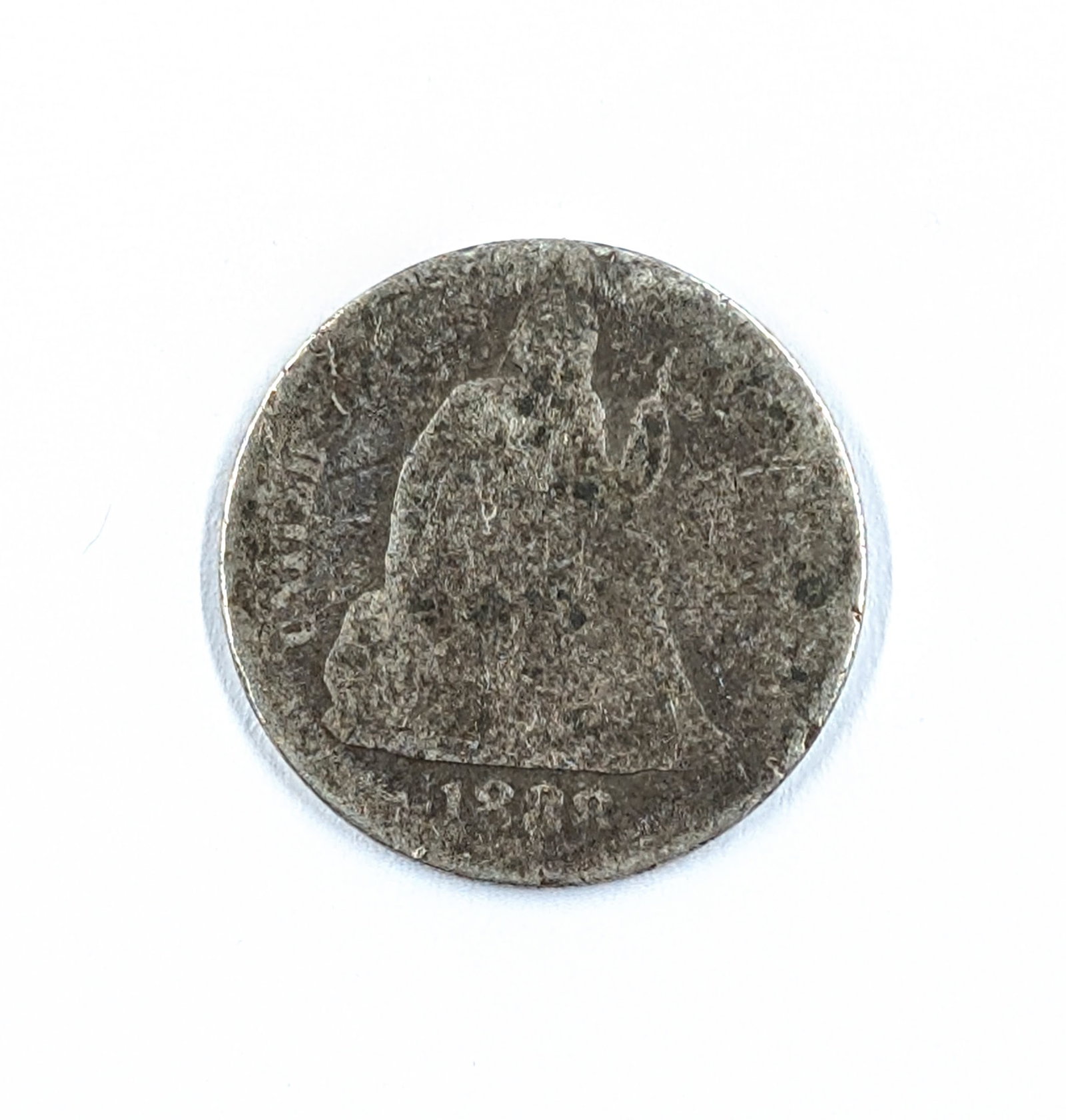 1888 Silver Seated Liberty Dime: Silver