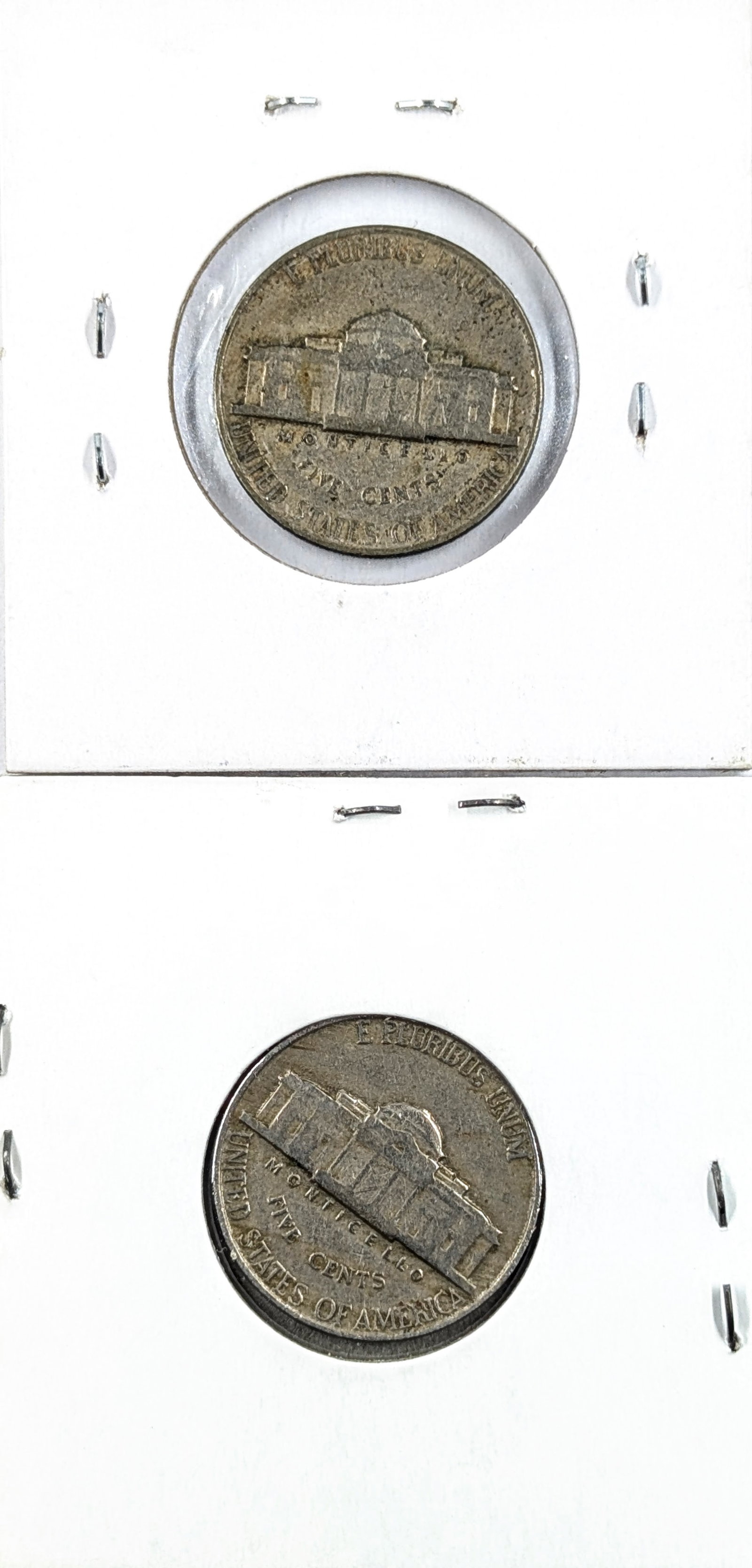 Lot of 2 Jefferson Nickels- 1947, 1948 - 2
