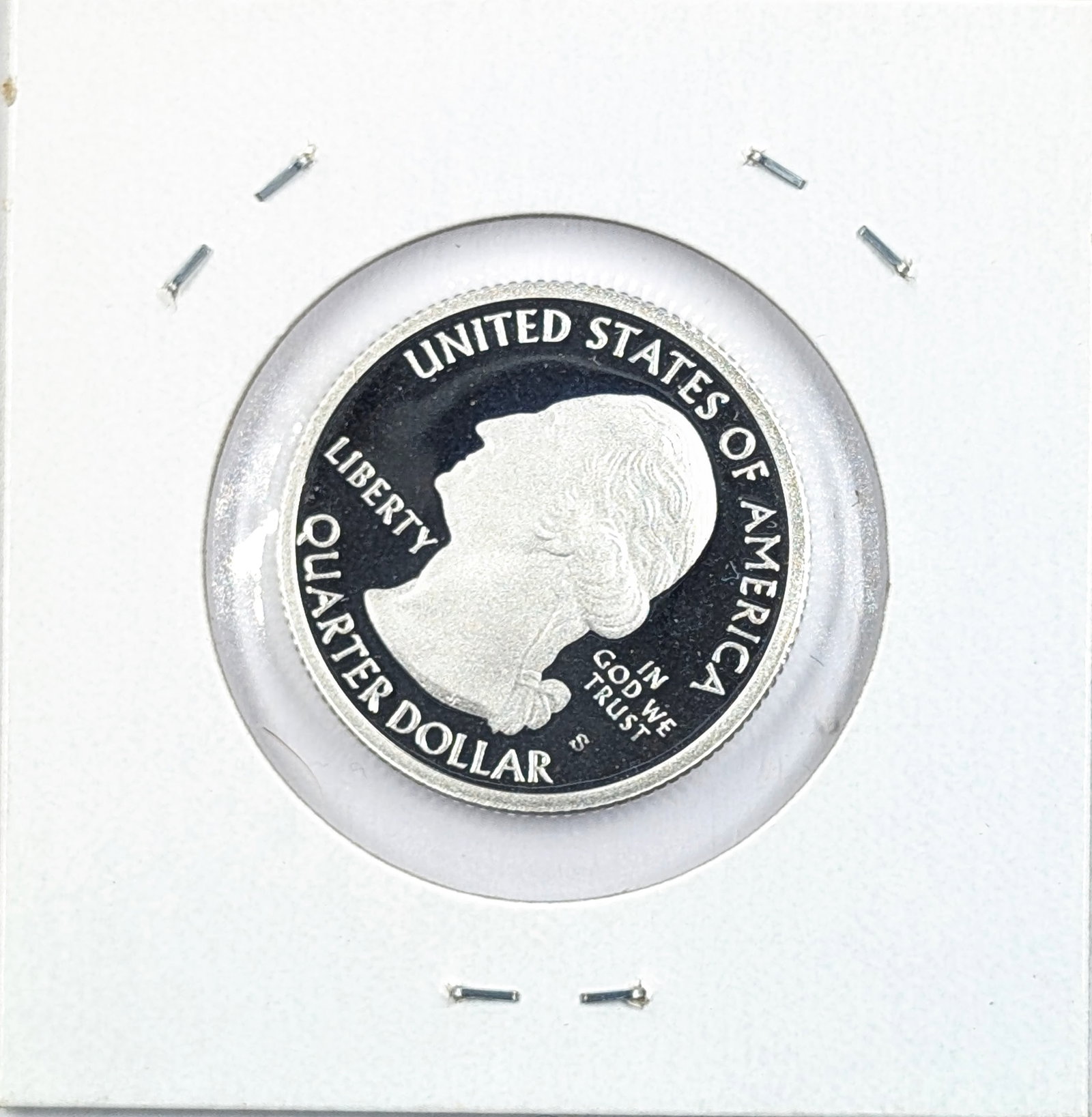 2020-S Silver America the Beautiful Quarter - Marsh-Billings- Rockefeller - 2