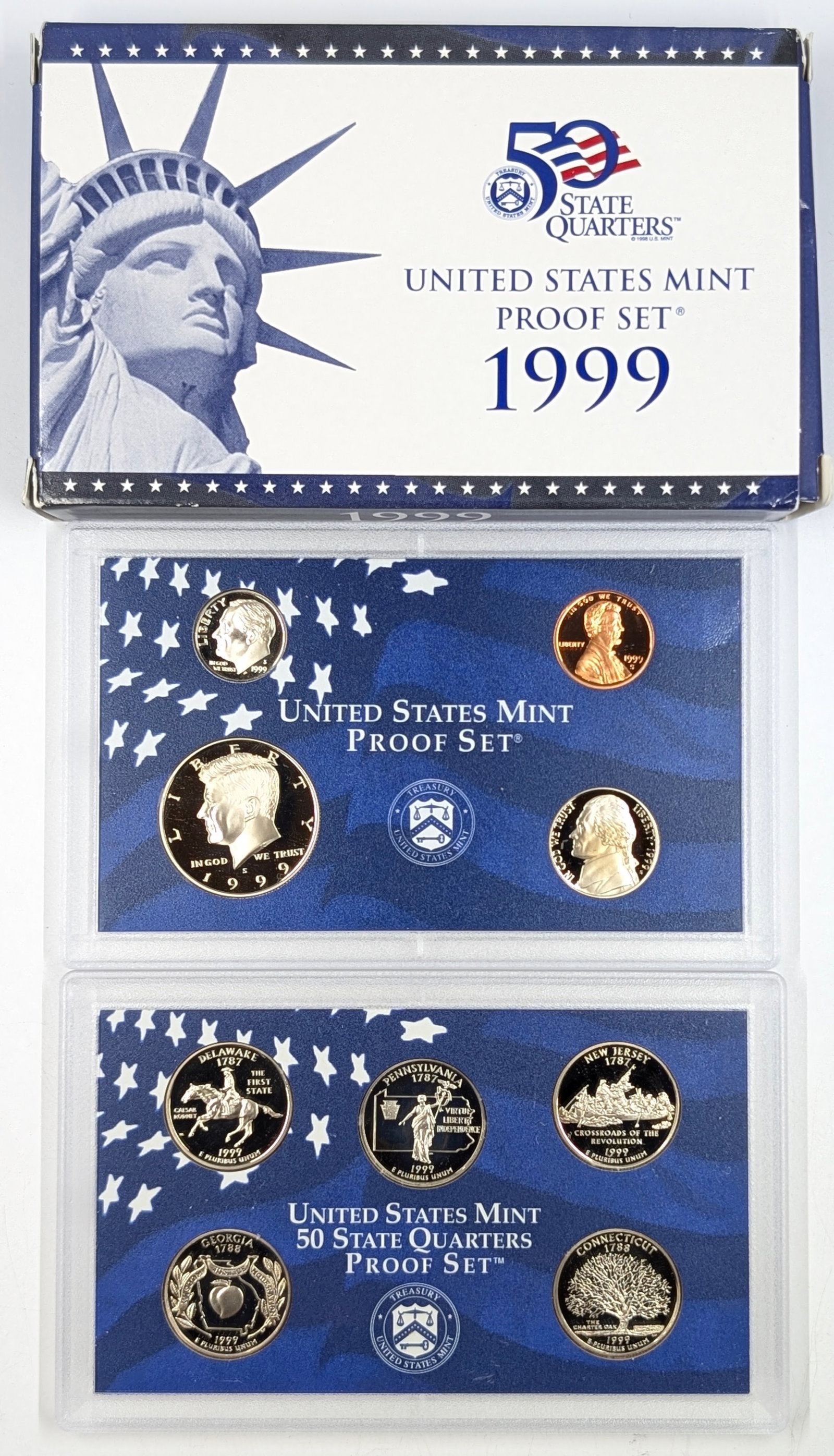 1999 US Mint Proof Set w/ COA (1 of 3)