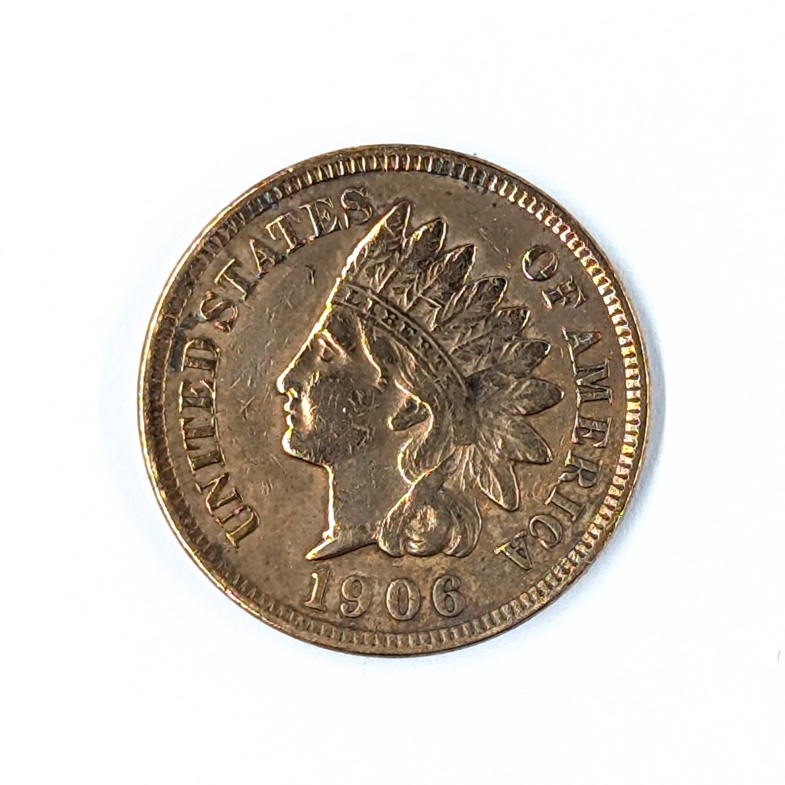 1906 Indian Head Cent - Full 'Liberty': Coin