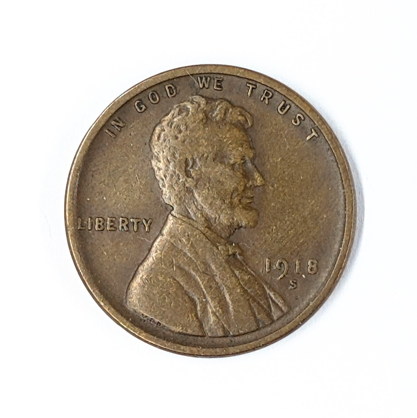 1918-S Wheat Cent