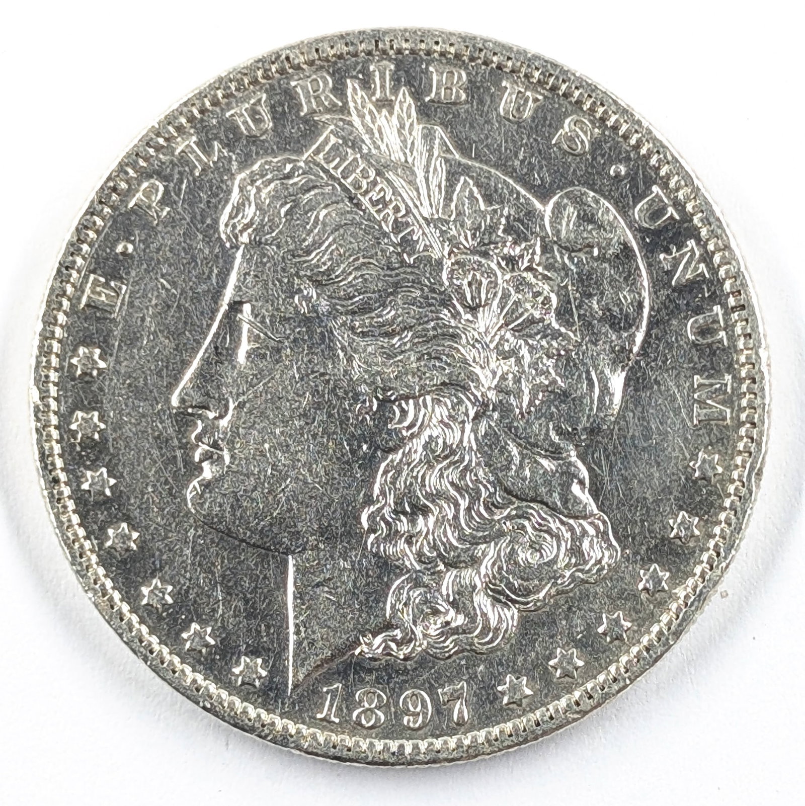 1897-O Morgan Silver Dollar - AU (1 of 2)