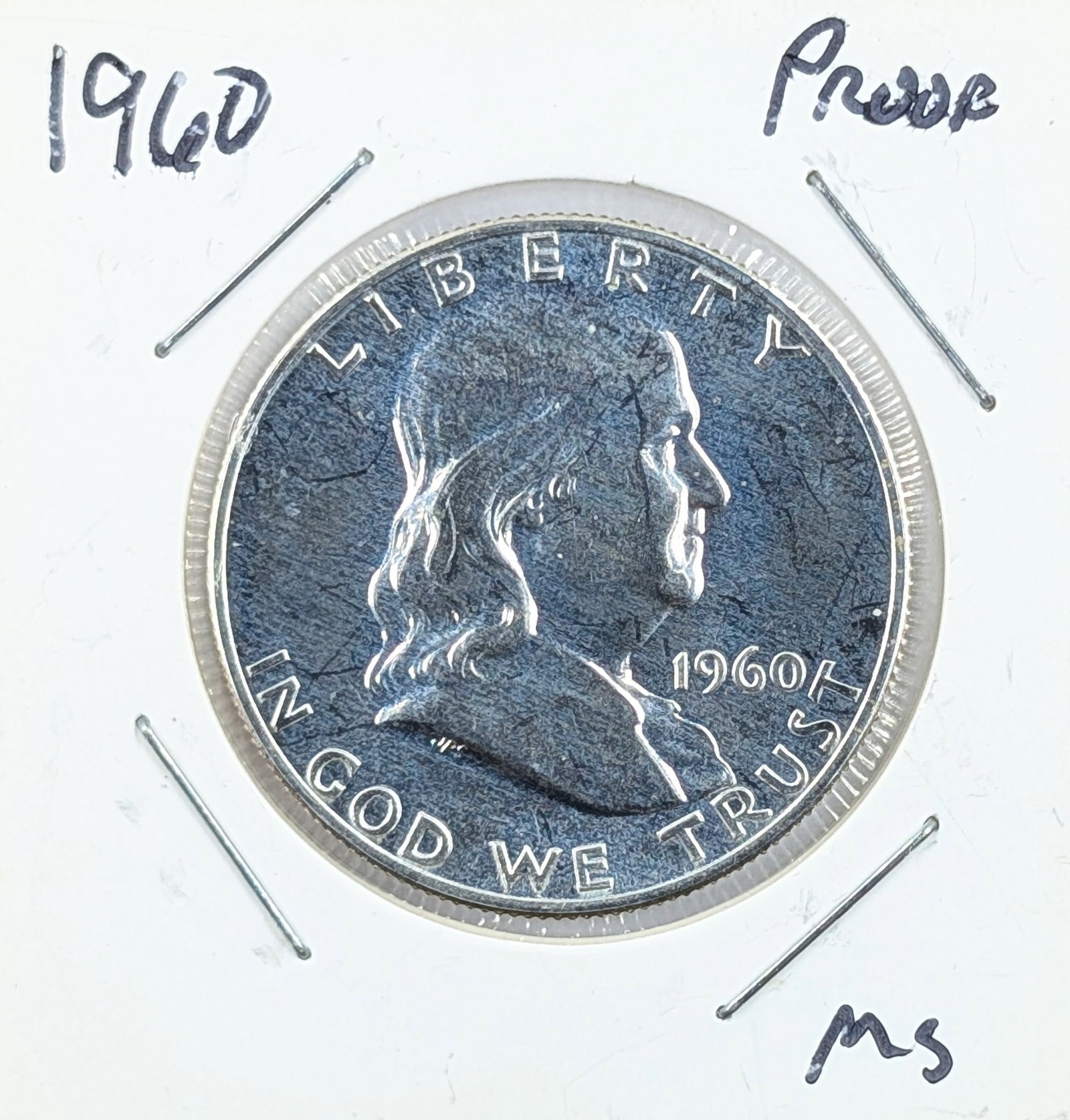 1960 Silver Franklin Half Dollar - Proof: Silver
