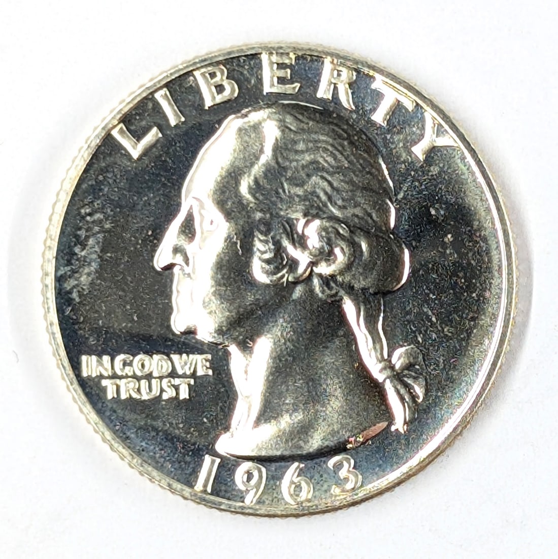 1963 Silver Washington Quarter - Proof: Silver