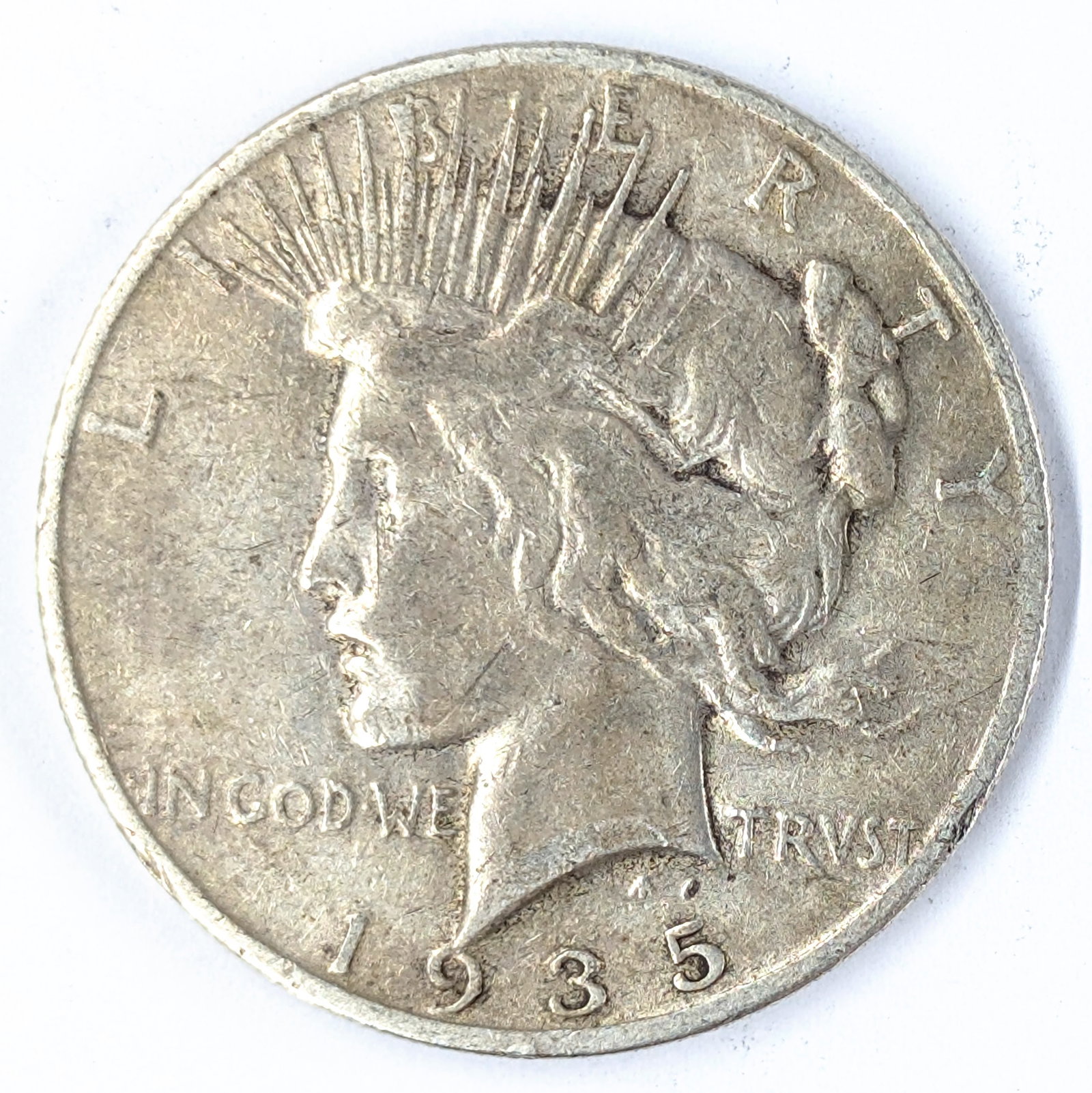 1935-S Silver Peace Dollar (1 of 2)