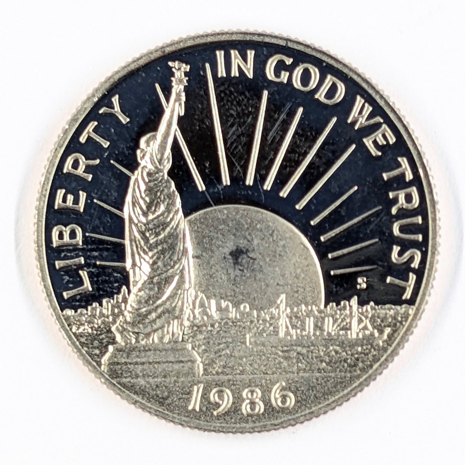 1986-S Statue of Liberty Half Dollar - Proof: Coin