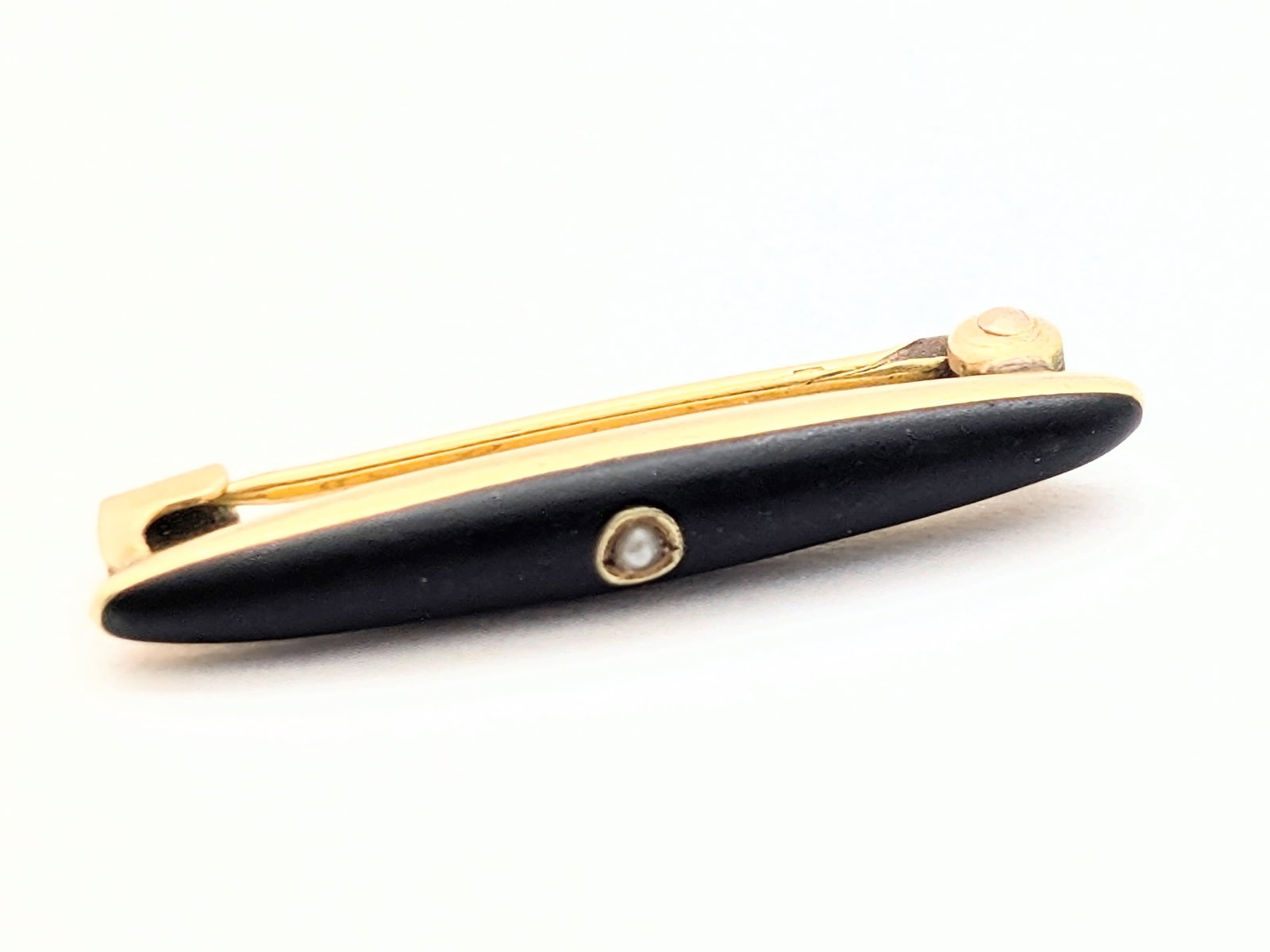 Vintage 14K Gold L&A Brooch - 0.73g: Jewelry