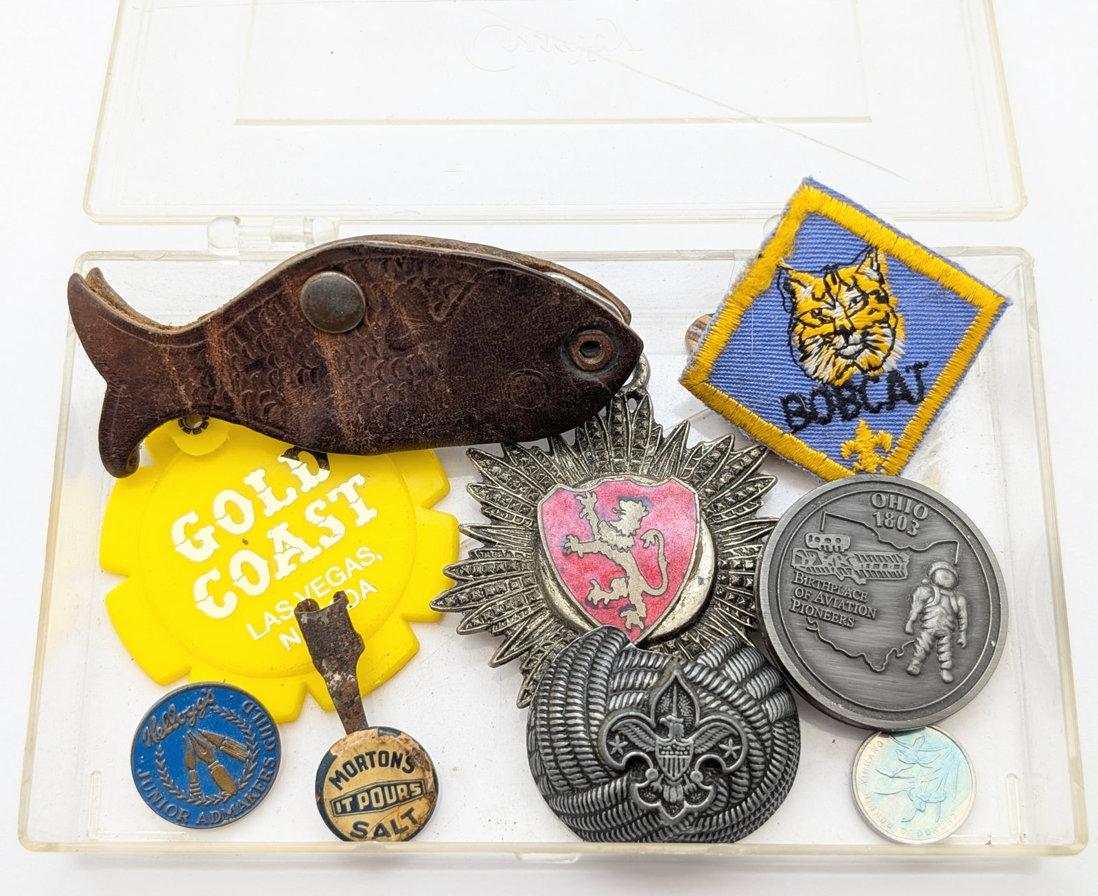 Lot of Accessories - SC Gamecocks, Leather fish key holder, etc. (1 of 6)