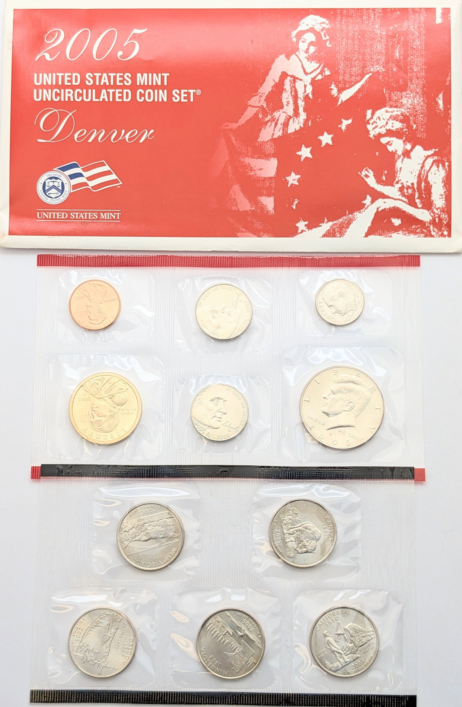 2005-D US Mint Uncirculated Coin Set (1 of 2)
