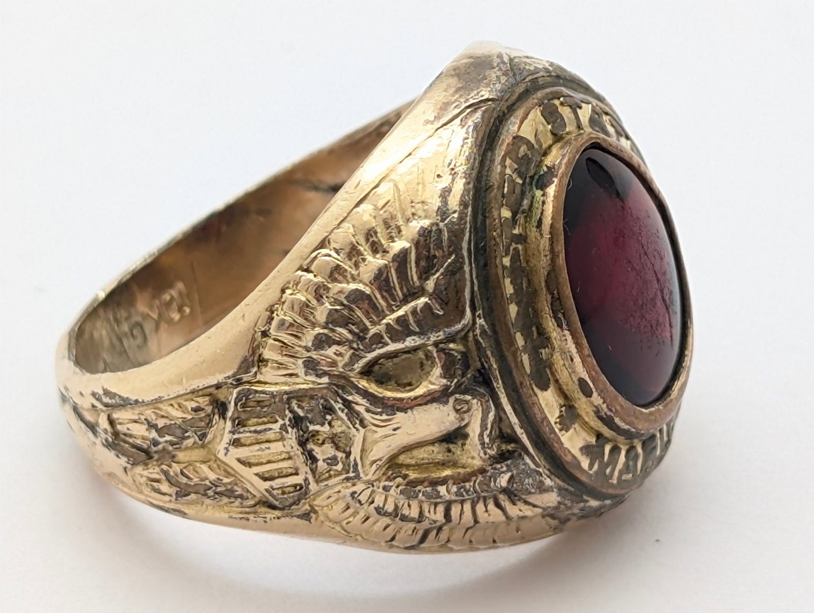 10K Gold filled US Marines Ring - 5