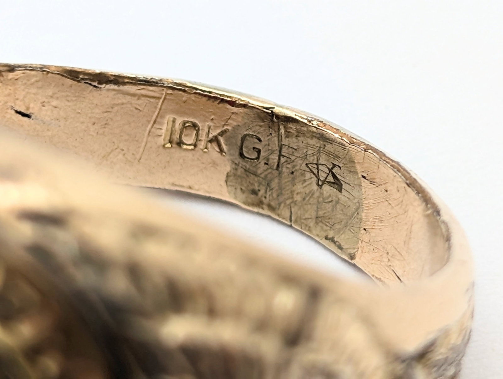 10K Gold filled US Marines Ring - 7